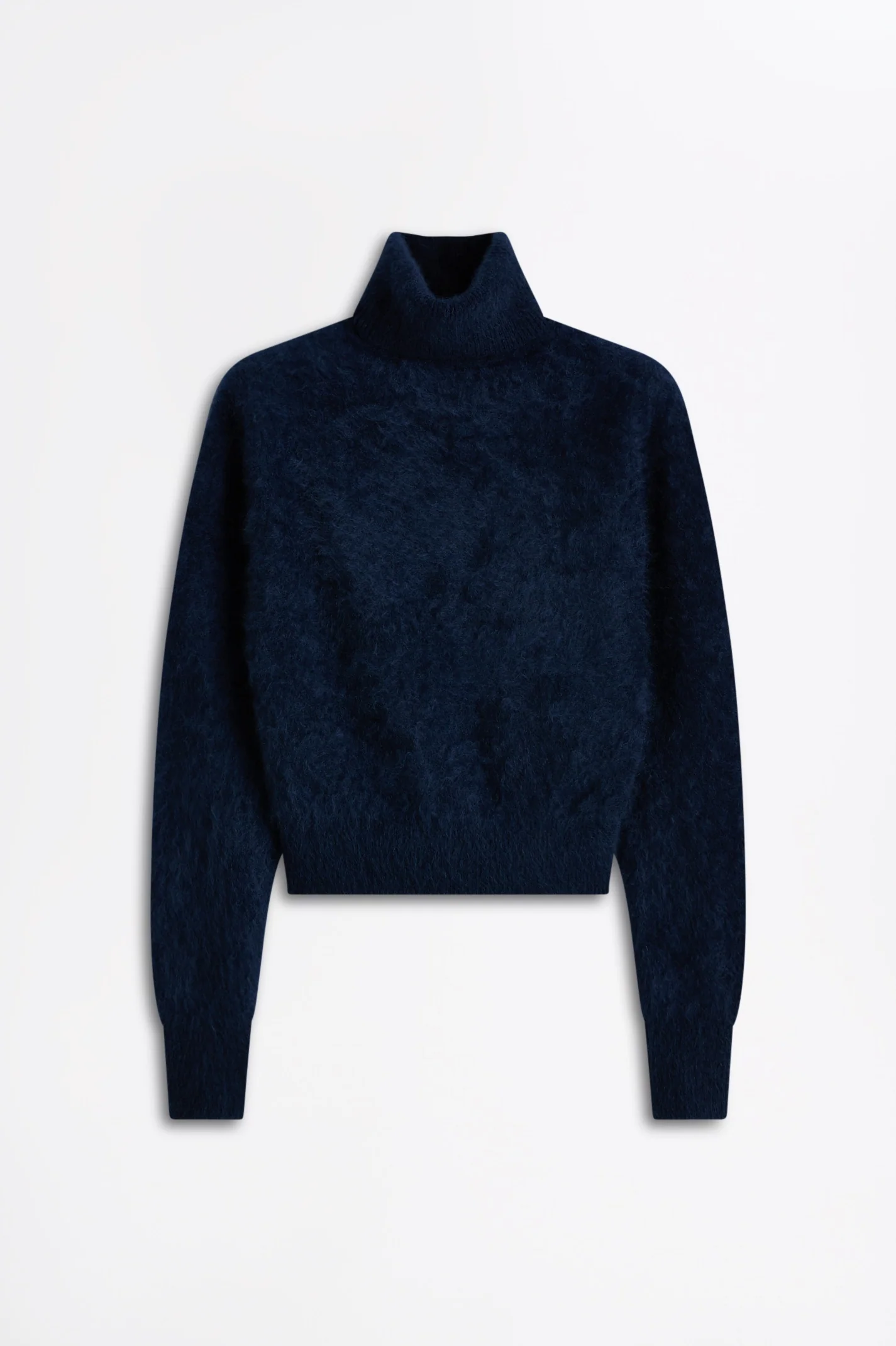 BRUSHED CASHMERE SHOULDER PAD SWEATER - Image 2