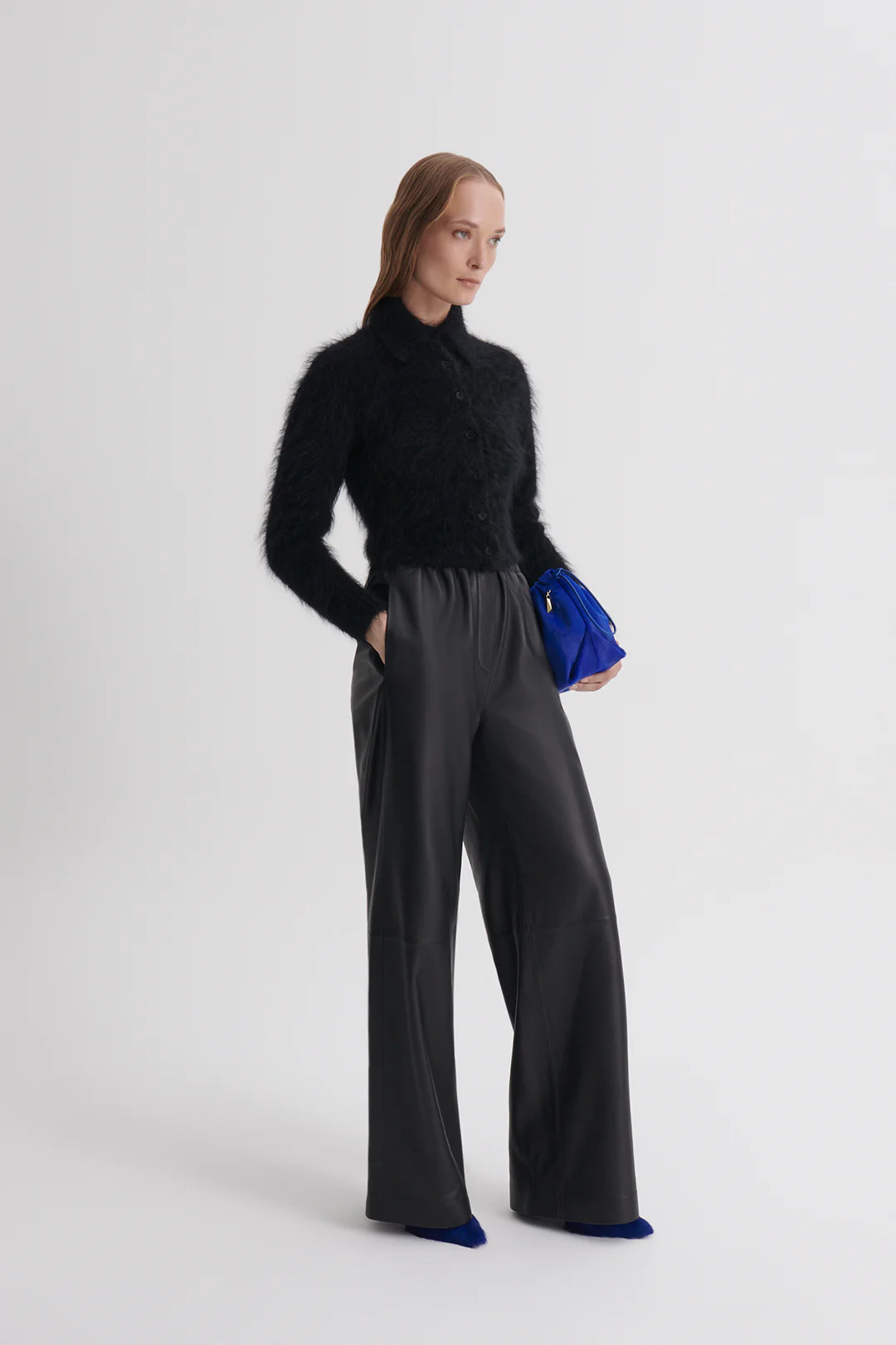 BRUSHED MOHAIR SHIRT CARDIGAN - Image 5