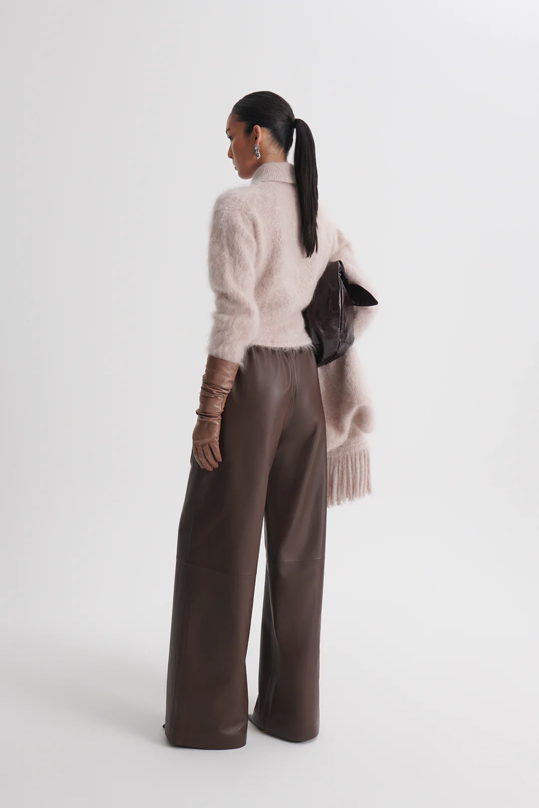BRUSHED MOHAIR SHIRT CARDIGAN - Image 6