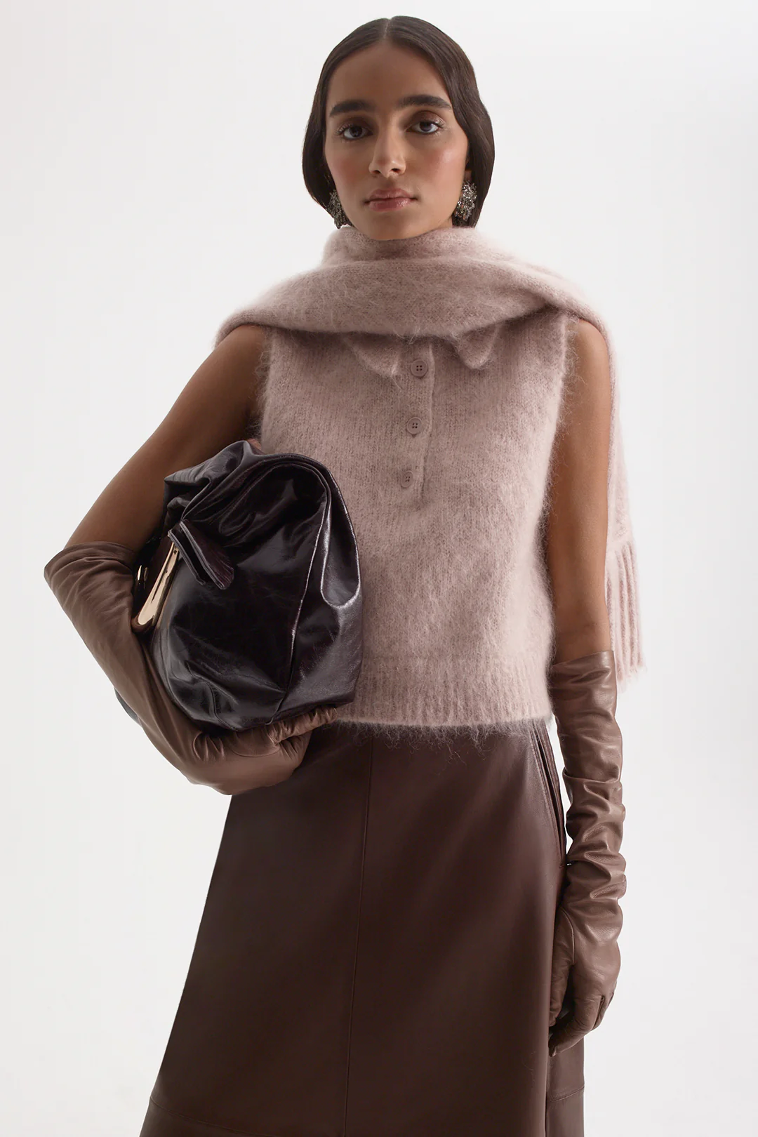 BRUSHED MOHAIR SHIRT TANK - Image 3