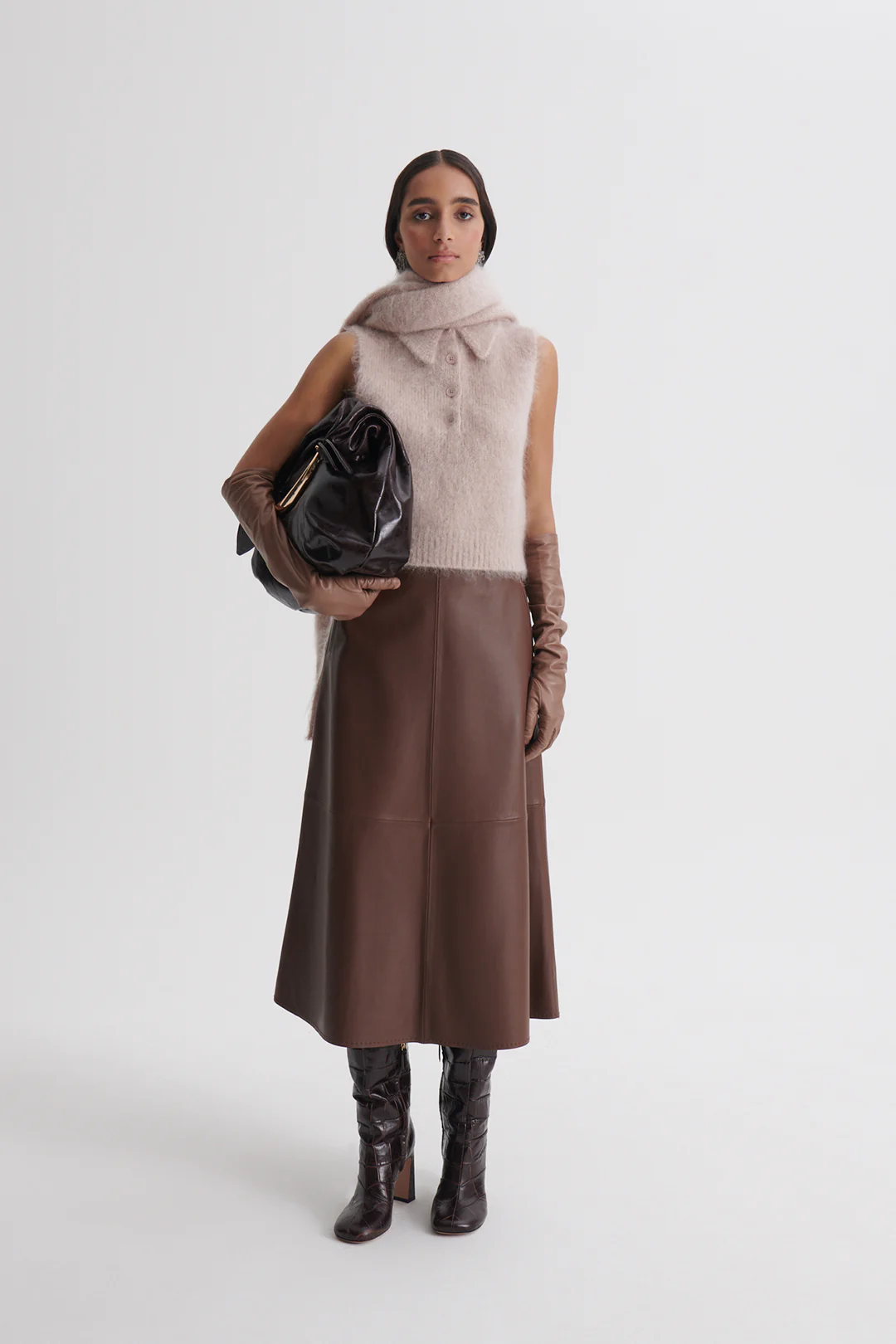 BRUSHED MOHAIR SHIRT TANK - Image 4