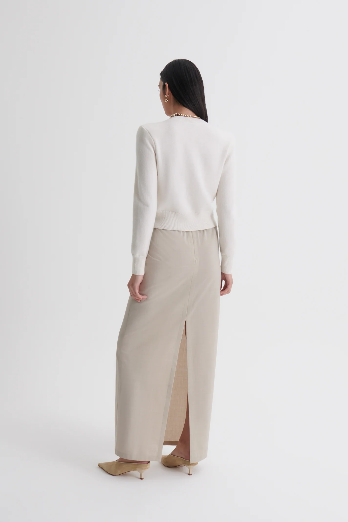 CASHMERE PLACKET SWEATER - Image 6
