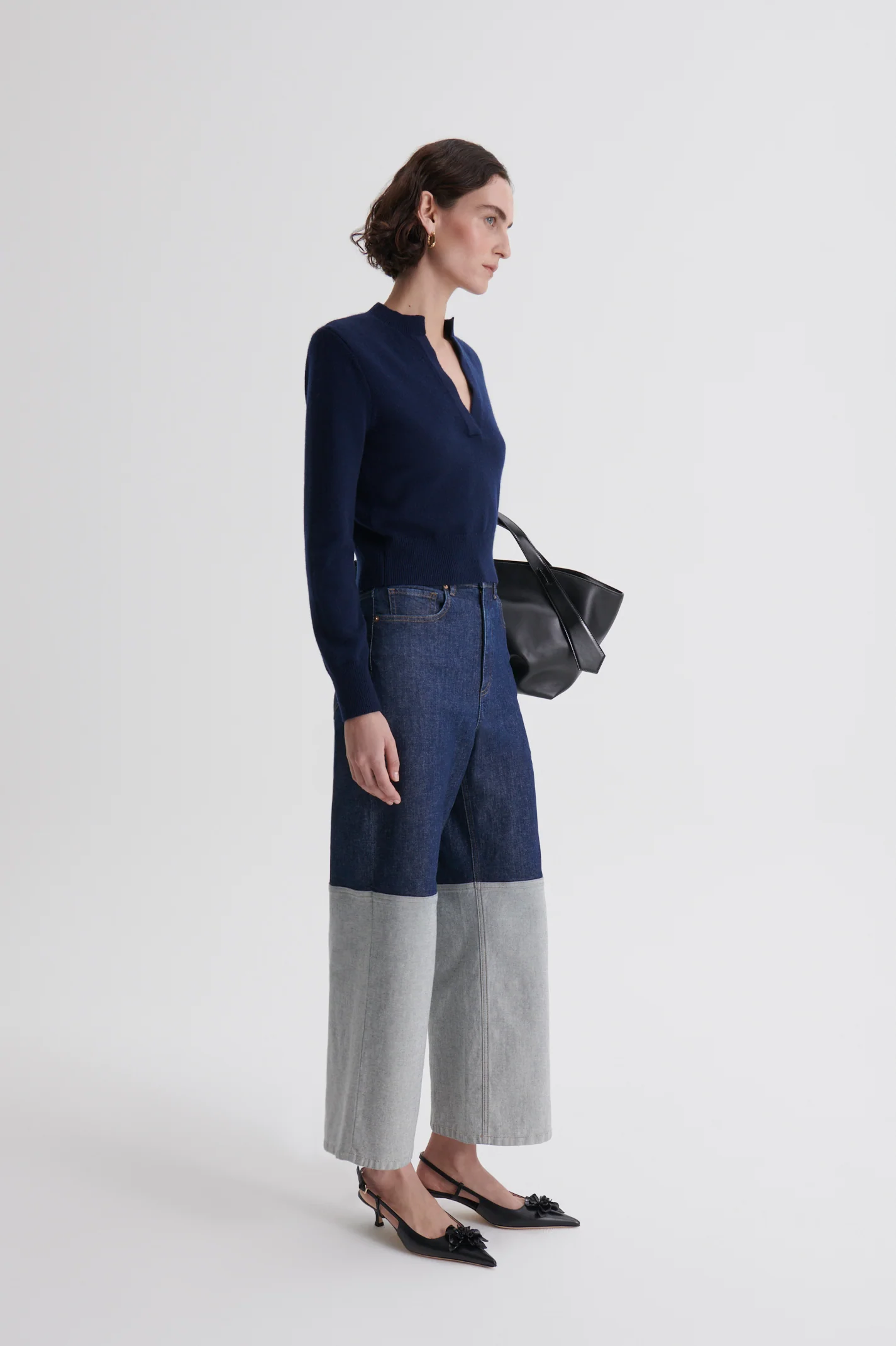 CASHMERE PLACKET SWEATER - Image 5