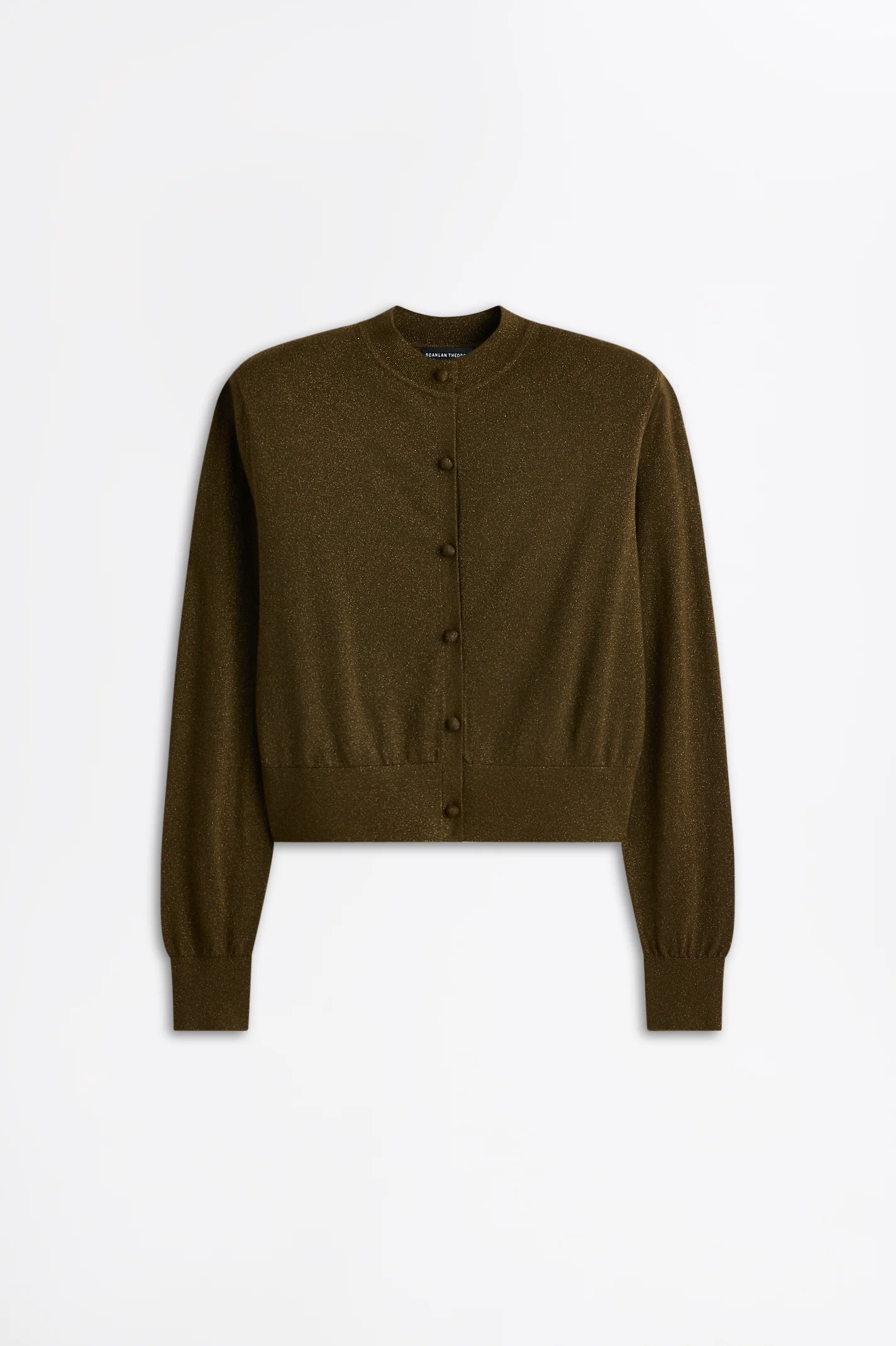 TINSEL SHOULDER PAD CARDIGAN - Image 2