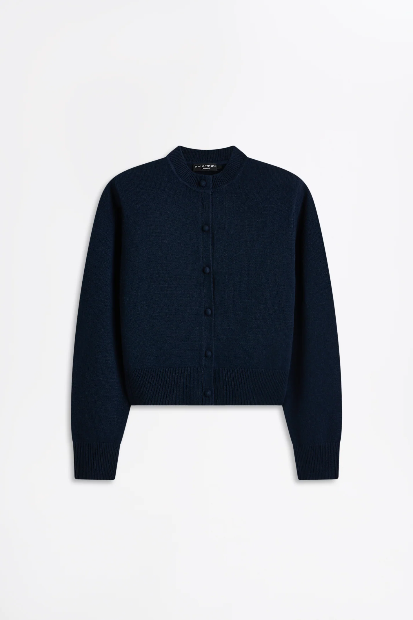 CASHMERE SHOULDER PAD CARDIGAN - Image 2