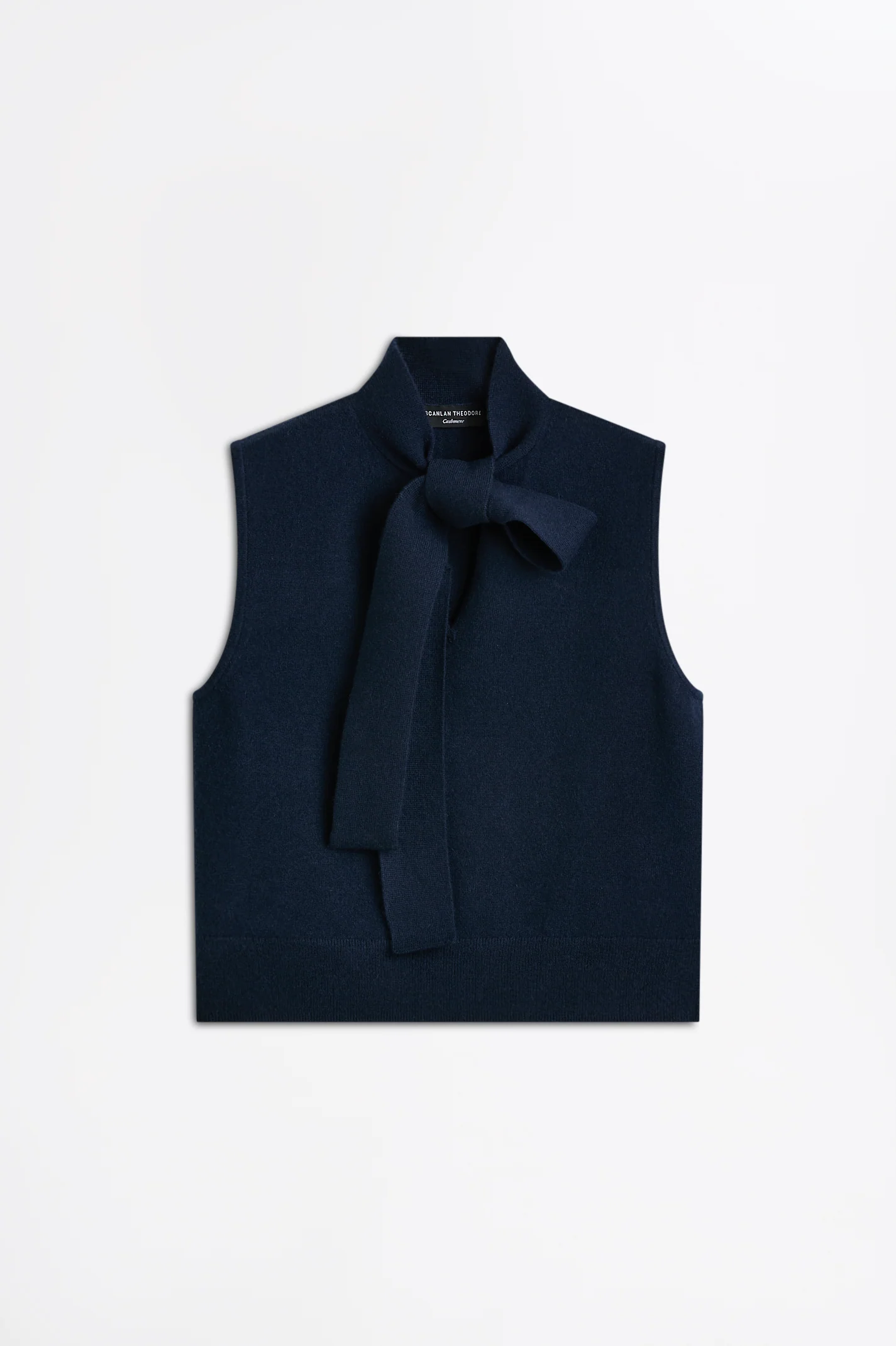 CASHMERE TIE SLEEVELESS TANK - Image 2