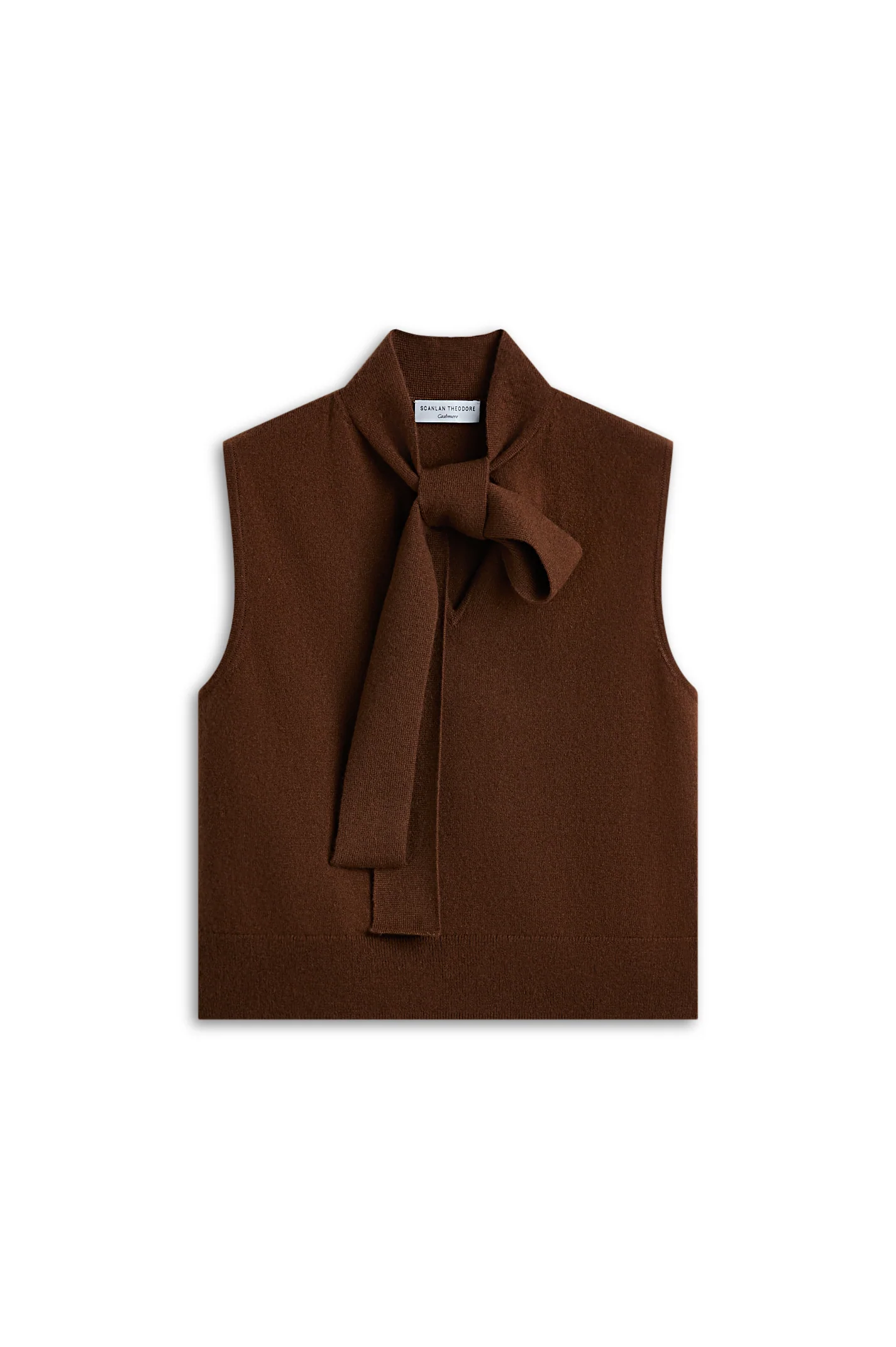 CASHMERE TIE SLEEVELESS TANK