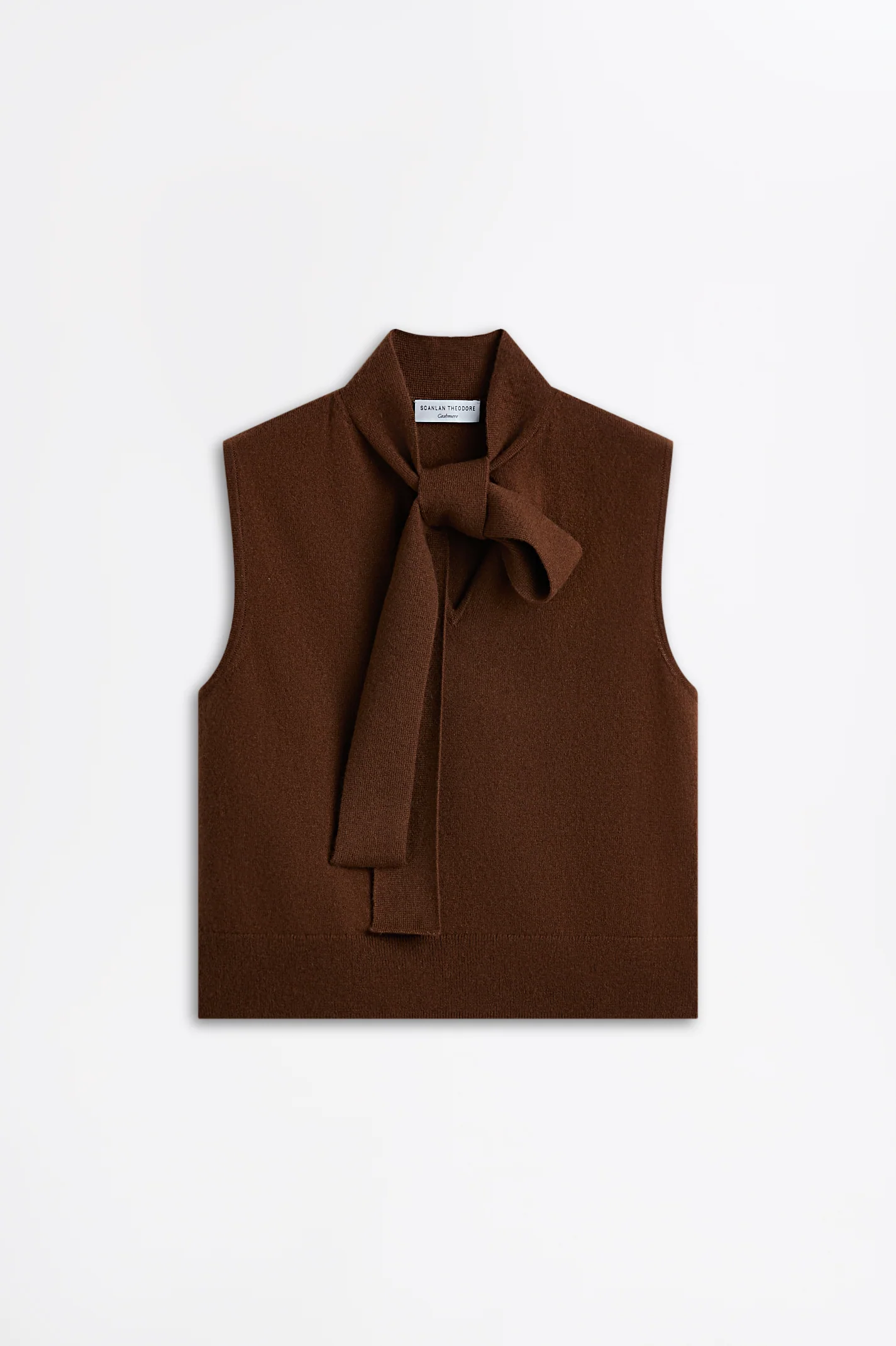 CASHMERE TIE SLEEVELESS TANK - Image 2