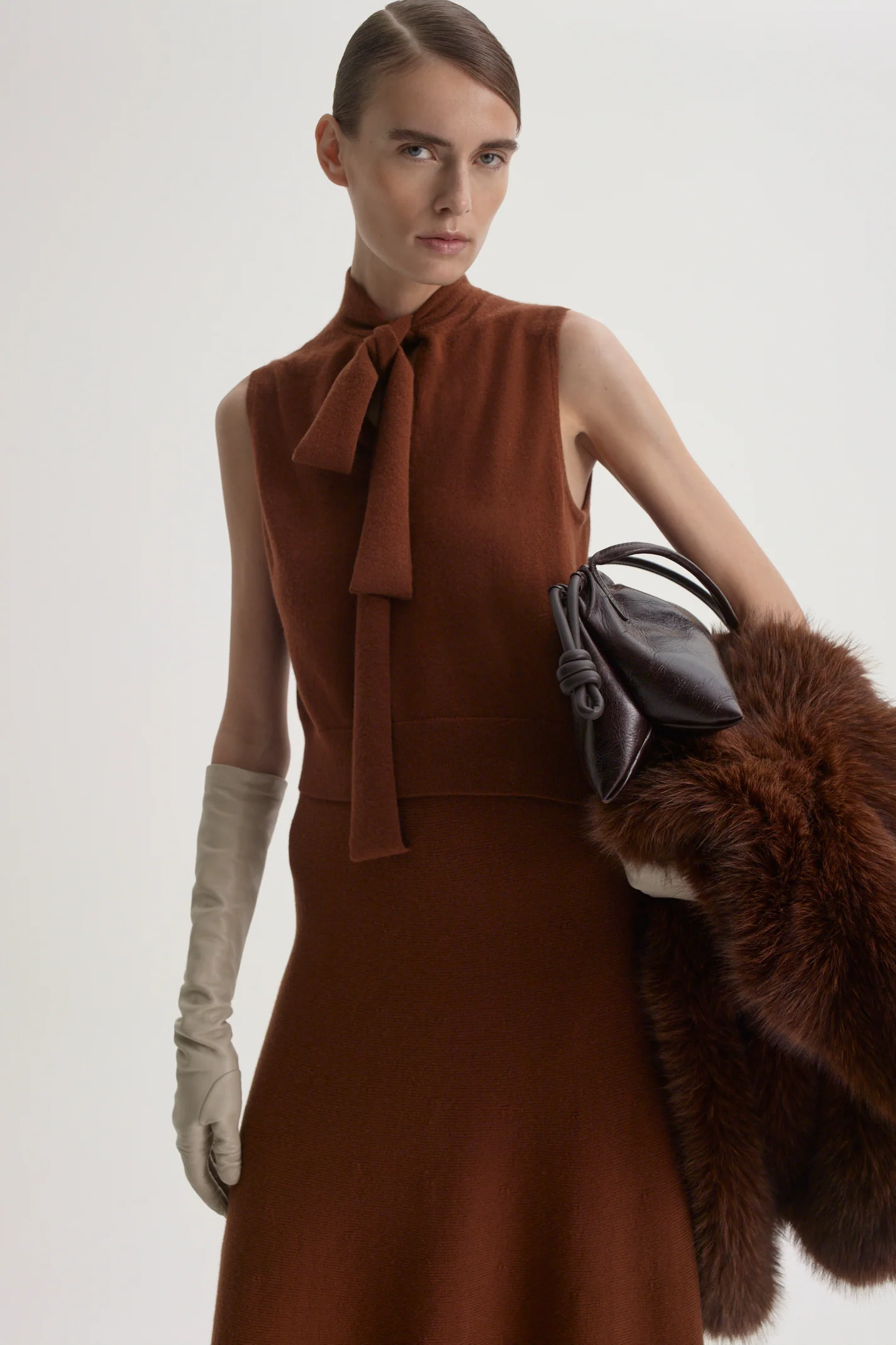 CASHMERE TIE SLEEVELESS TANK - Image 7