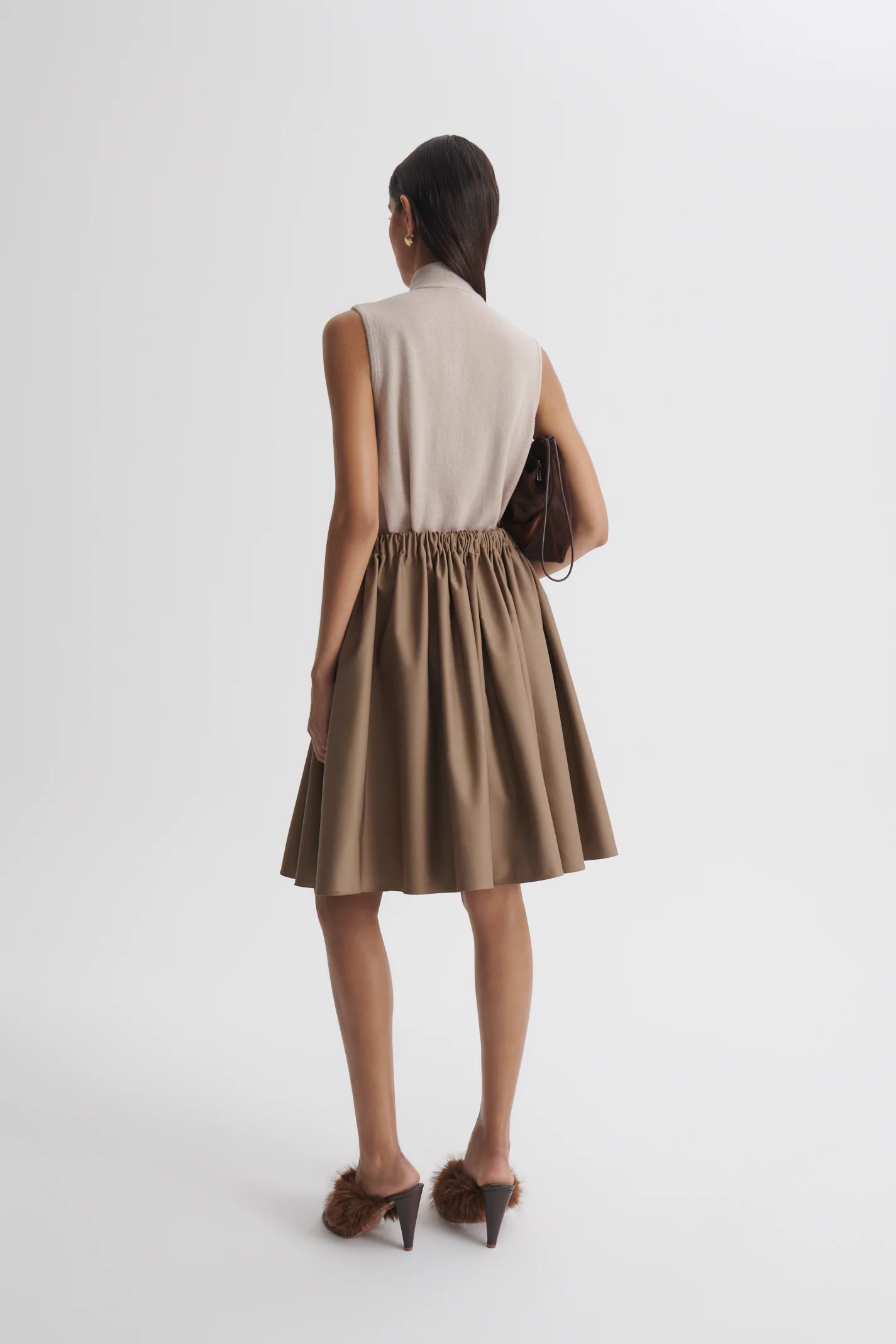 CASHMERE TIE SLEEVELESS TANK - Image 6