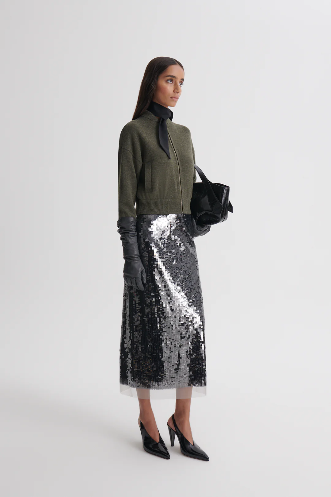 CASHMERE WOOL CREW BOMBER - Image 5