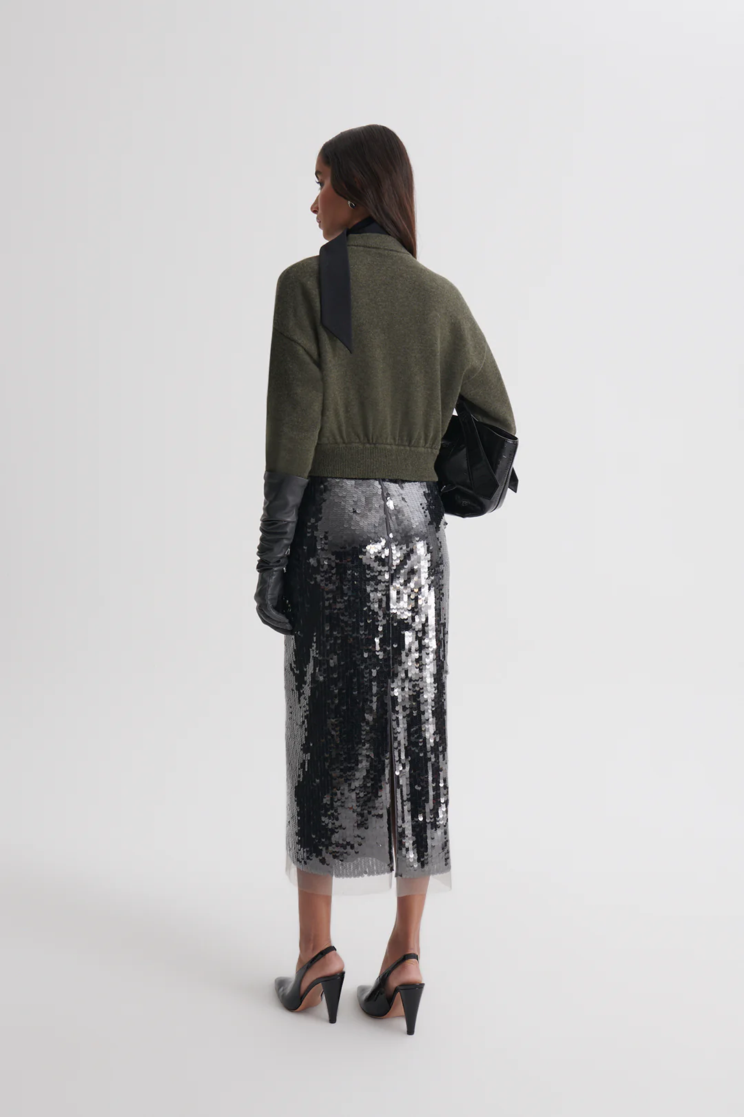 CASHMERE WOOL CREW BOMBER - Image 6