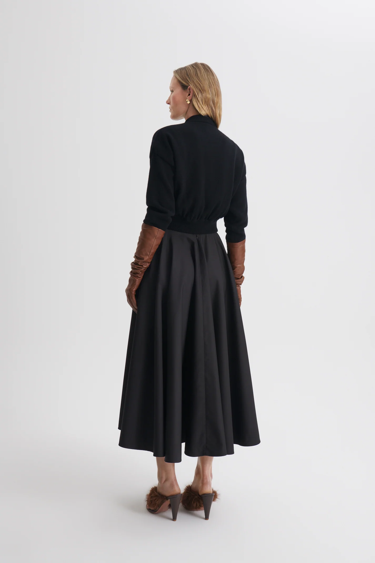 CASHMERE WOOL CREW BOMBER - Image 6