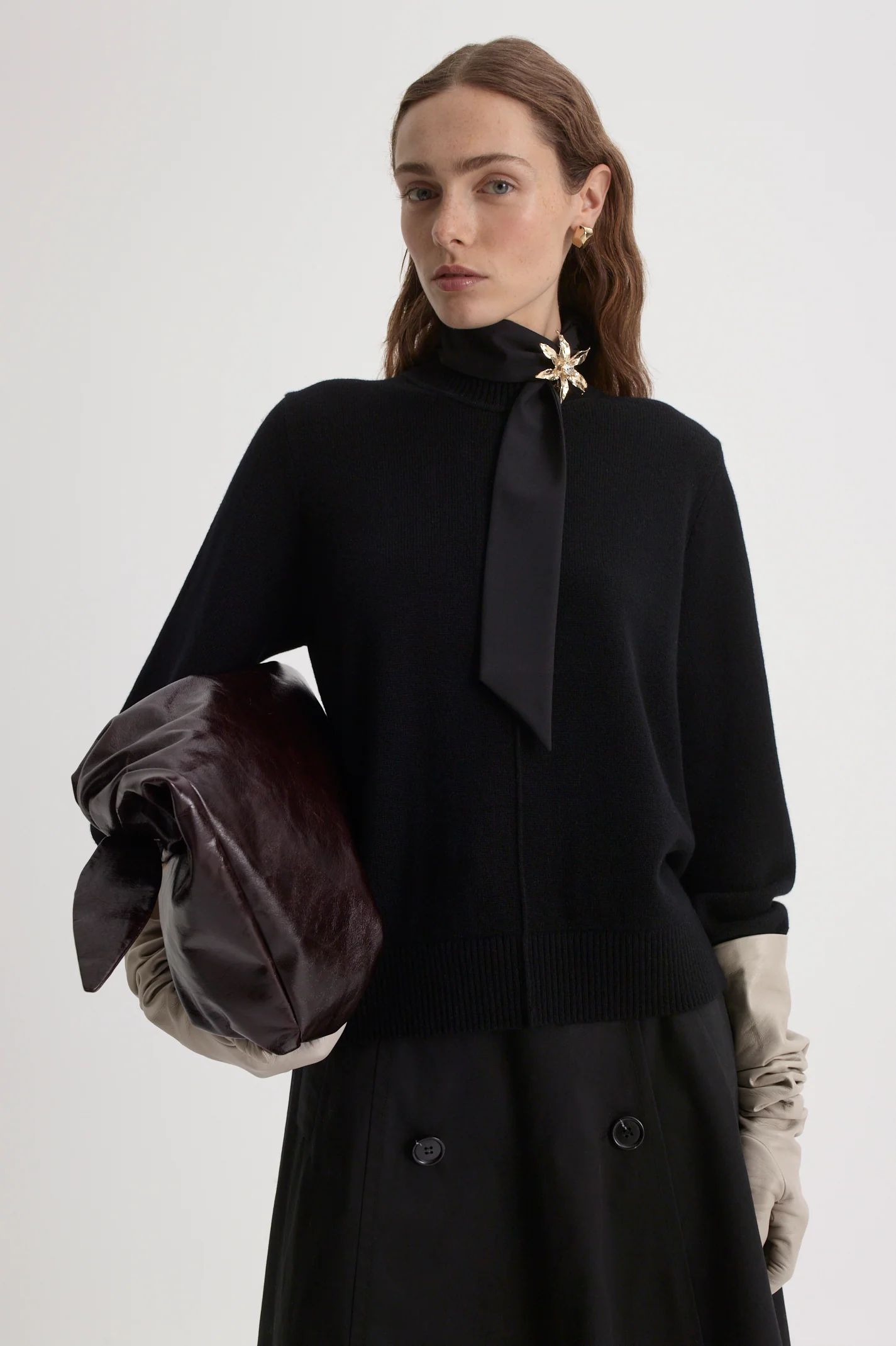 CASHMERE WOOL CREW SWEATER - Image 3