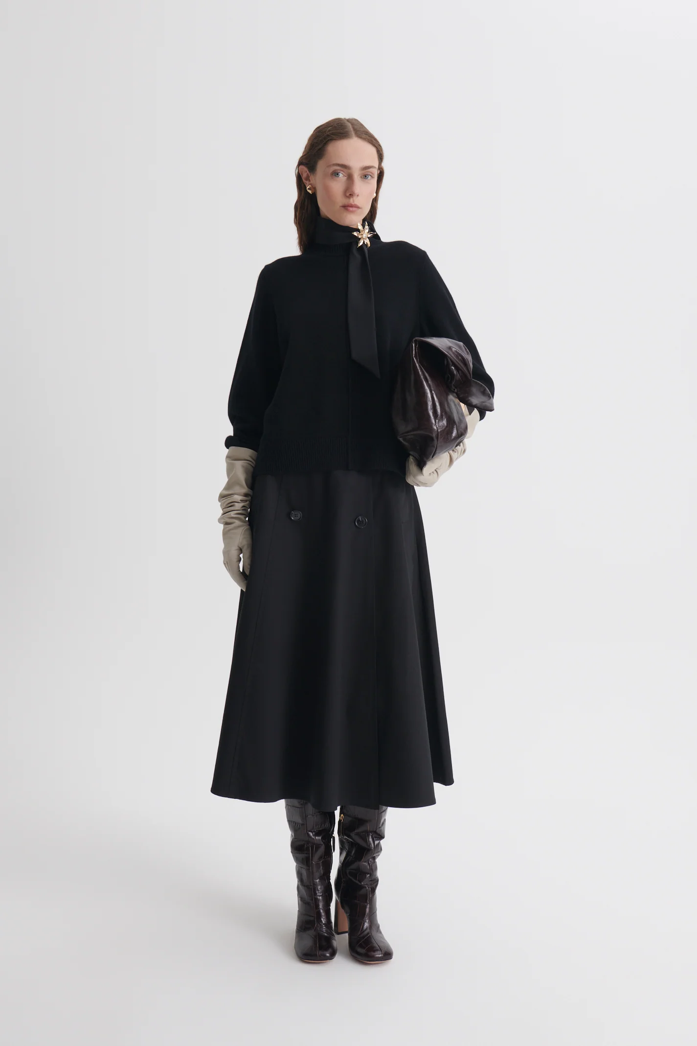 CASHMERE WOOL CREW SWEATER - Image 4