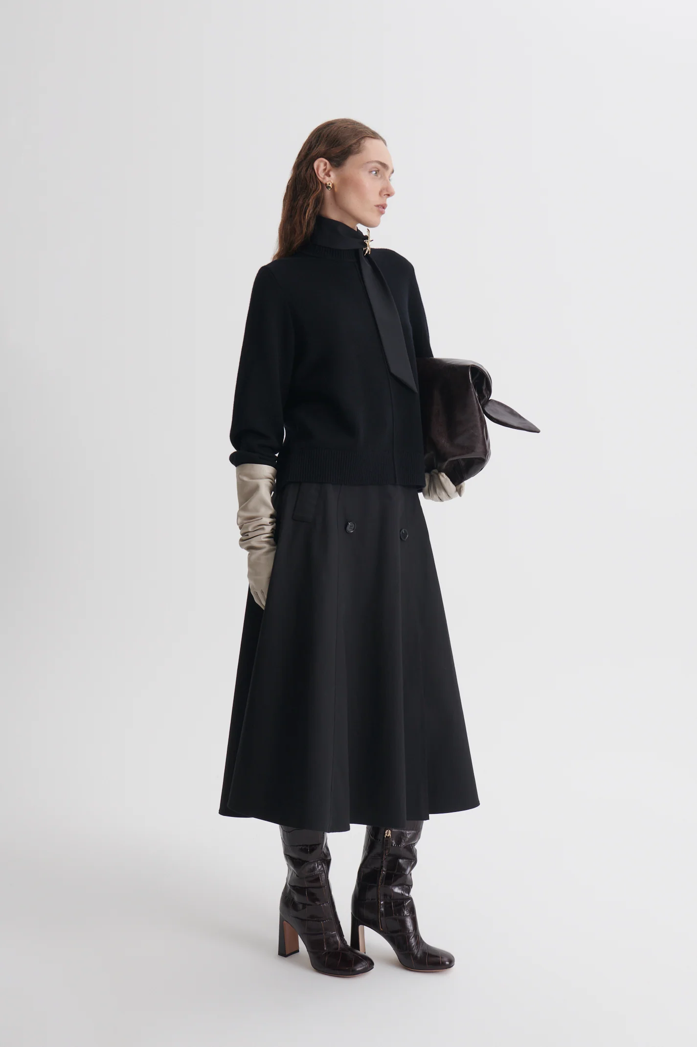 CASHMERE WOOL CREW SWEATER - Image 5