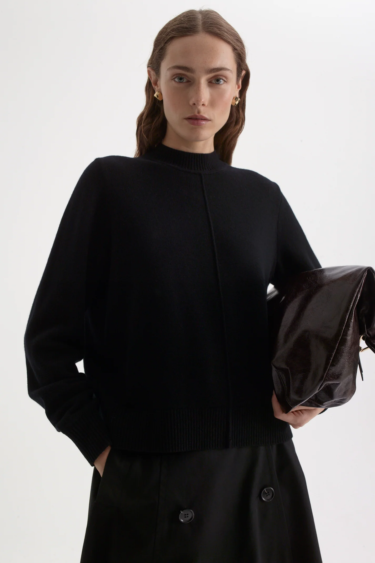 CASHMERE WOOL CREW SWEATER - Image 8