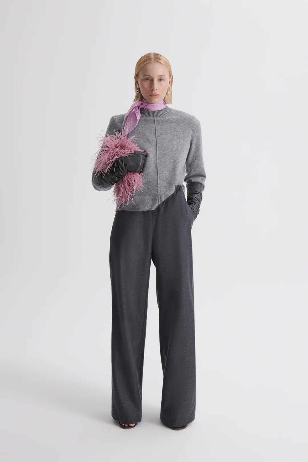 CASHMERE WOOL CREW SWEATER - Image 4
