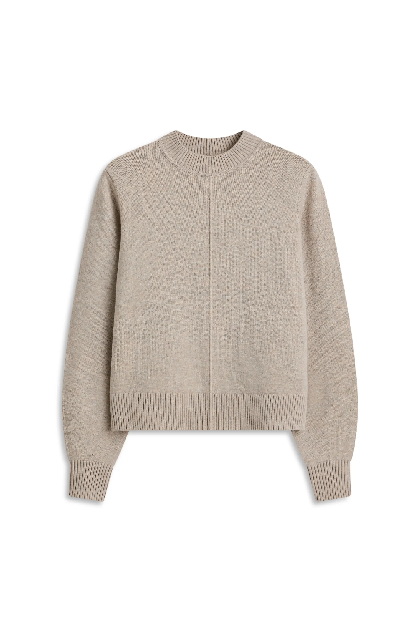 CASHMERE WOOL CREW SWEATER