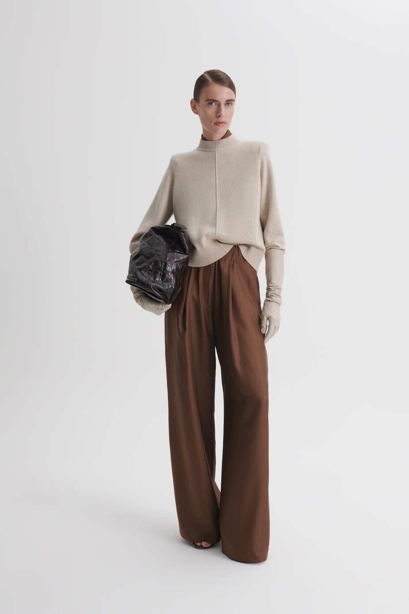 CASHMERE WOOL CREW SWEATER - Image 4