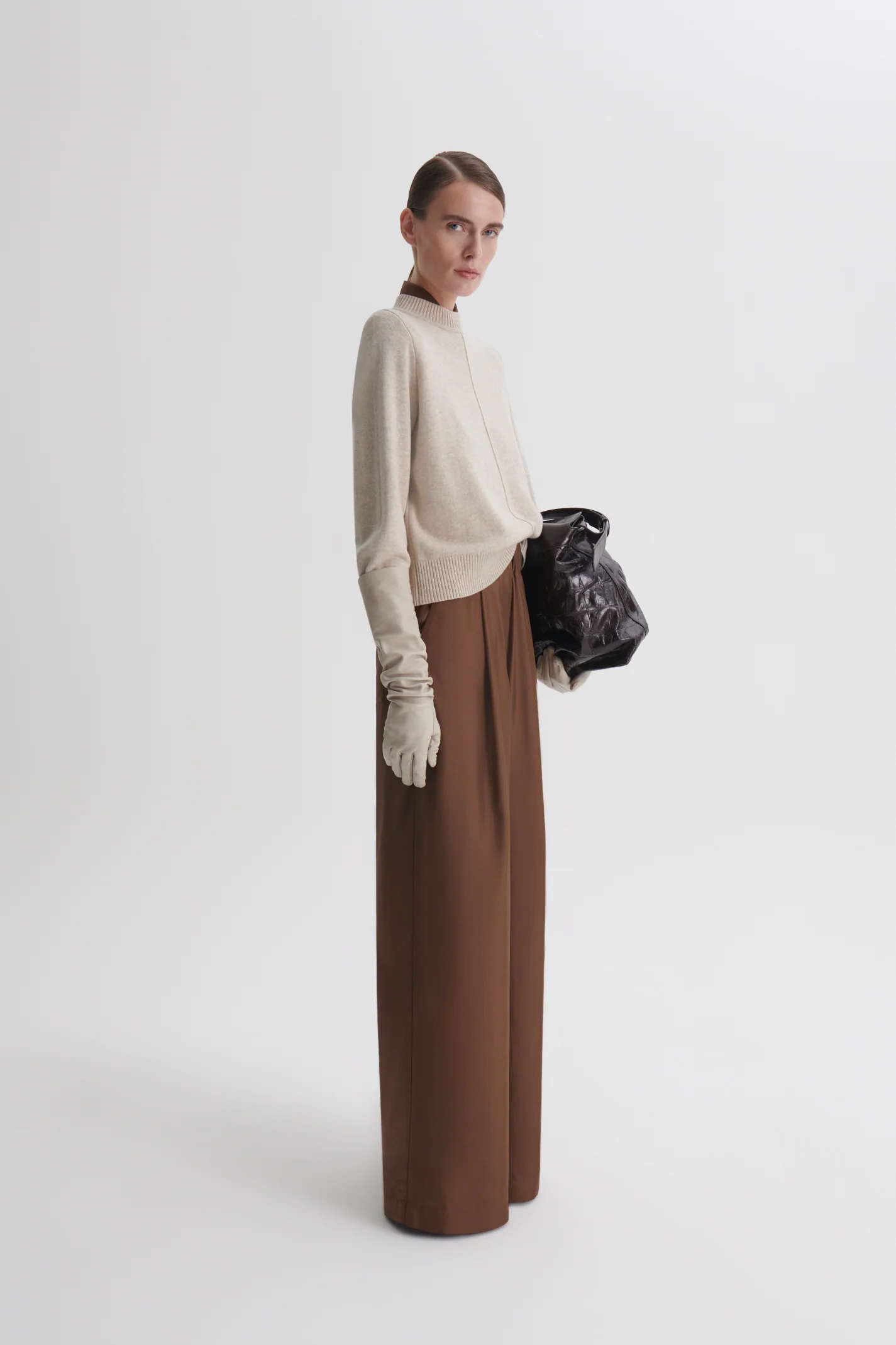 CASHMERE WOOL CREW SWEATER - Image 5