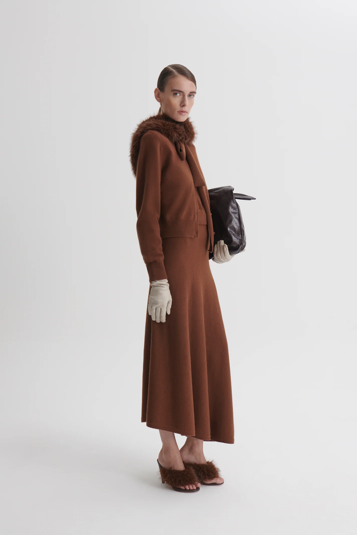 CASHMERE WOOL SKIRT - Image 4