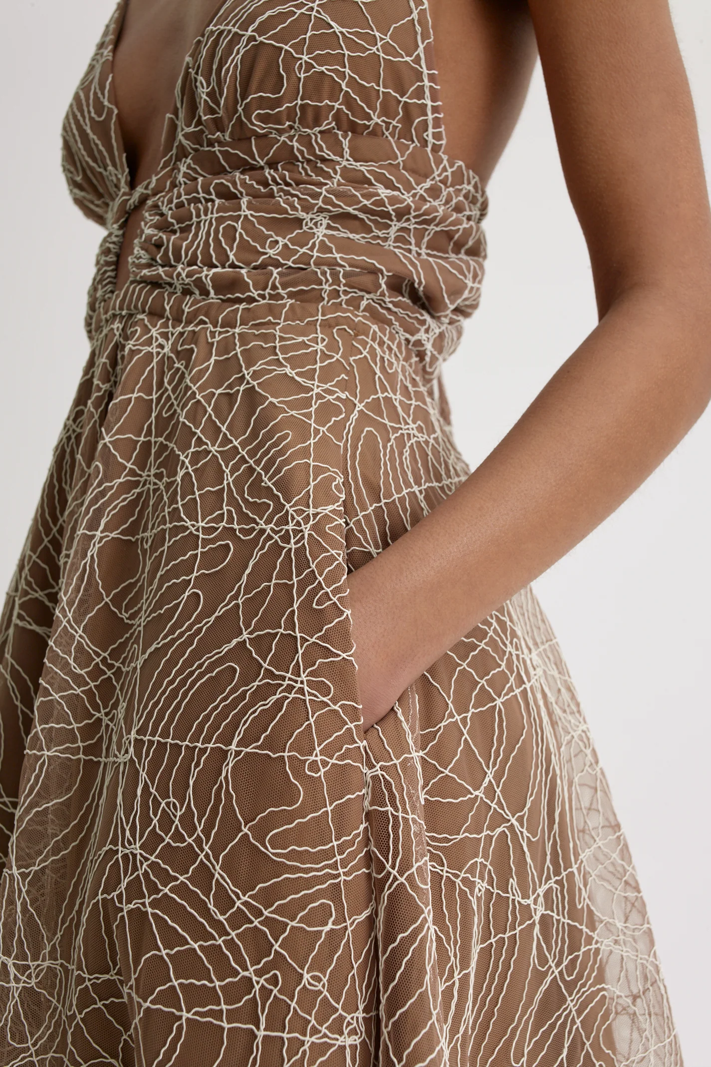 CORNELLI GATHERED GOWN - Image 8