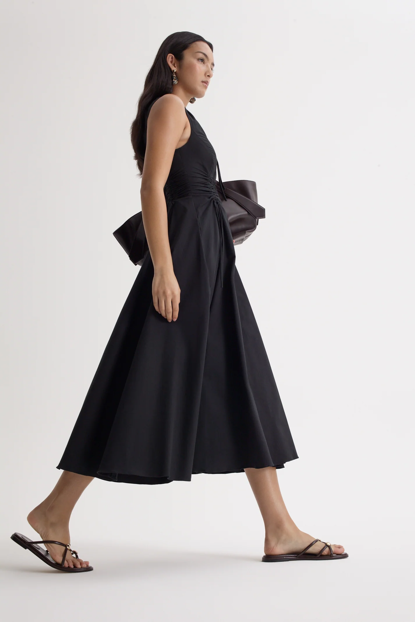 COTTON SATEEN CARGO DRESS - Image 9
