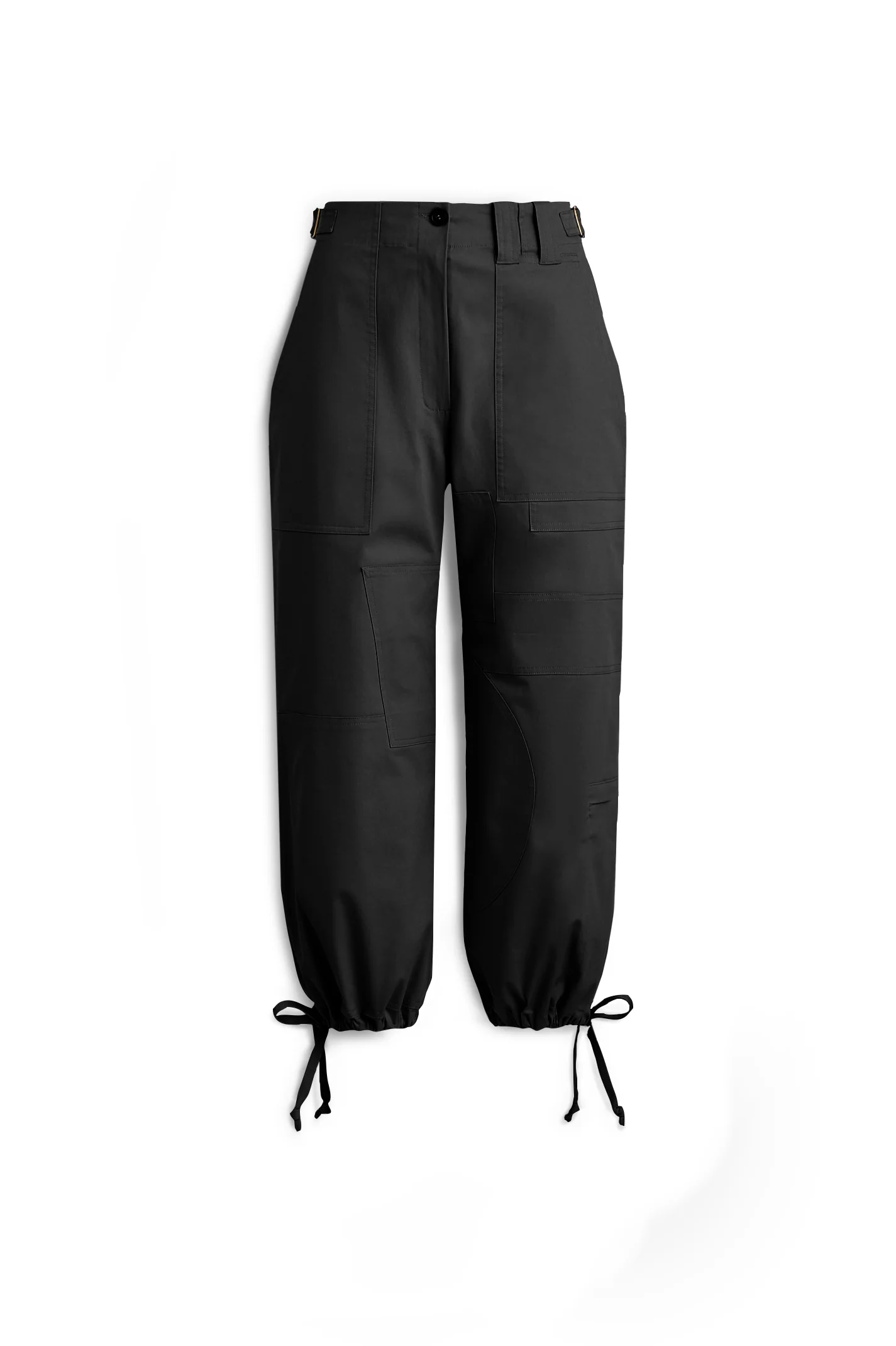 COTTON SATEEN CROPPED CARGO