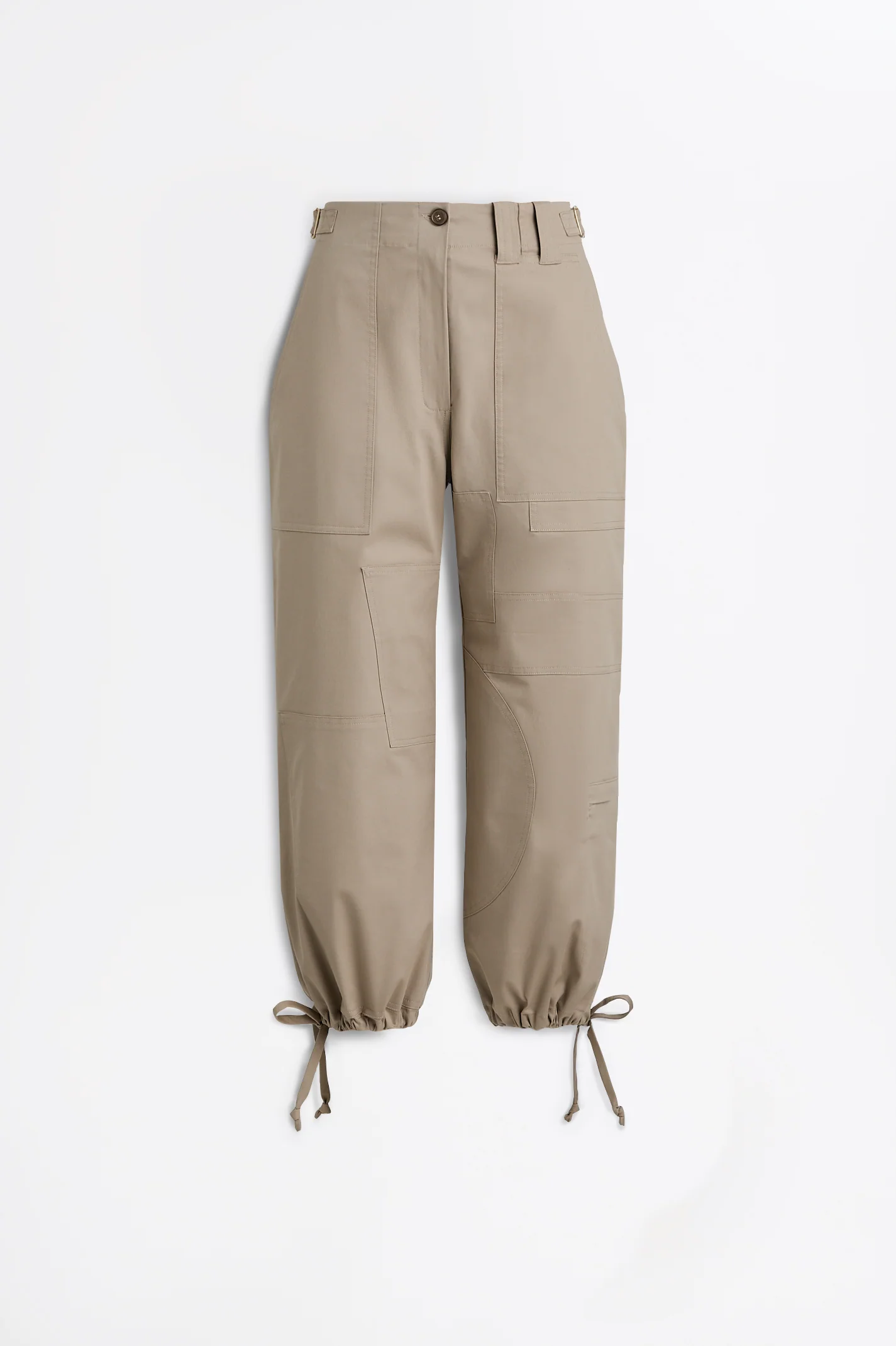 COTTON SATEEN CROPPED CARGO - Image 2