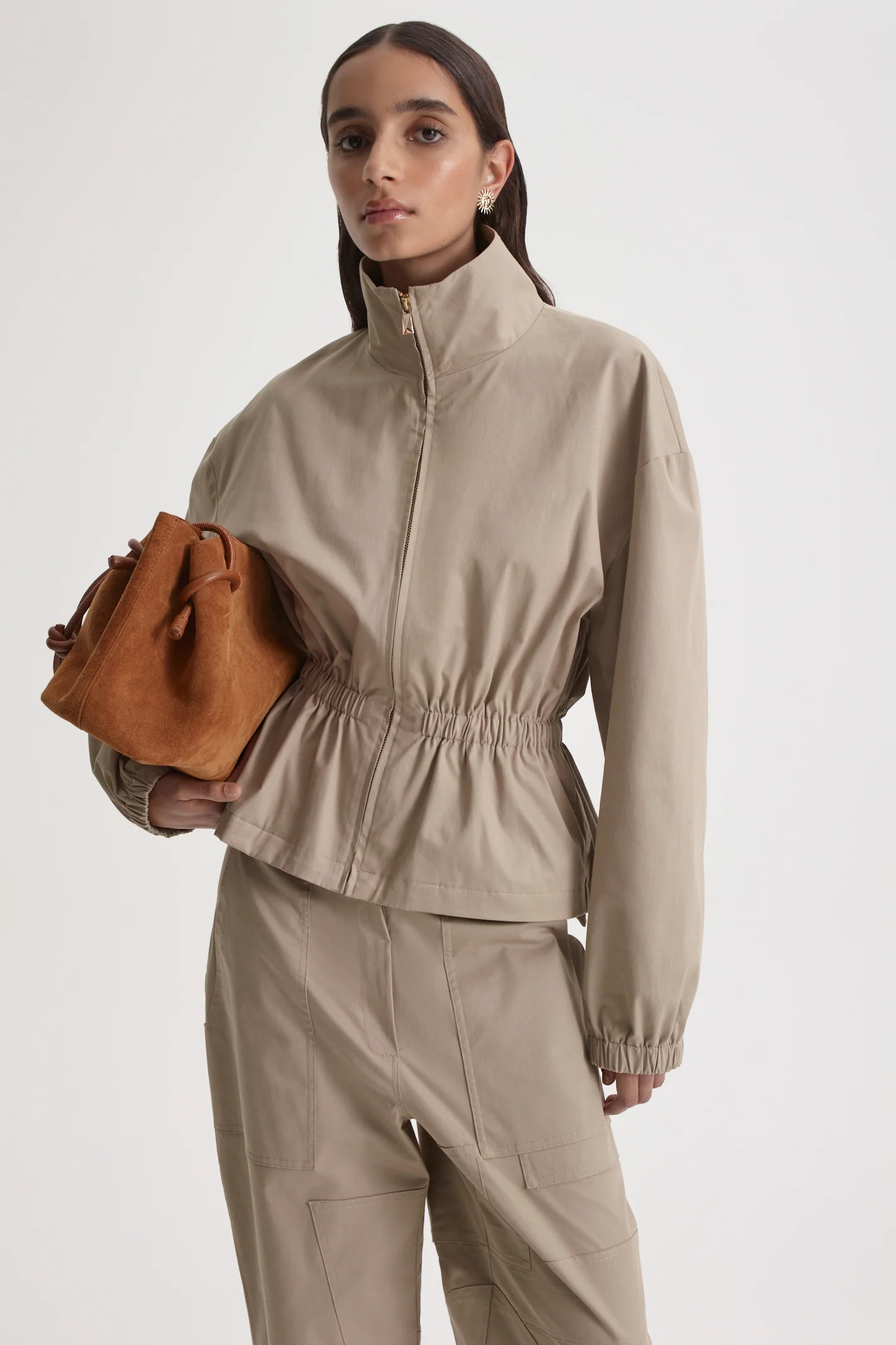 COTTON SATEEN CROPPED CARGO - Image 6
