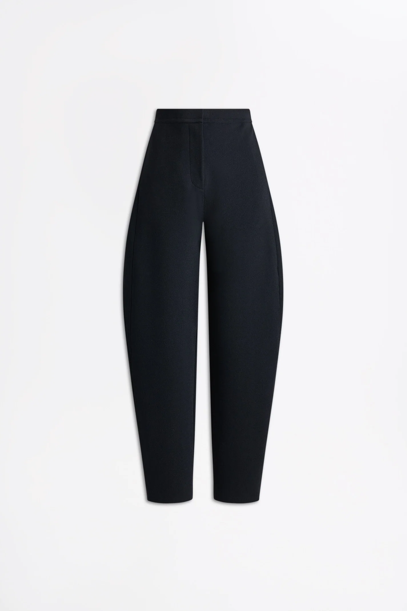 CREPE KNIT BARREL TROUSER - Image 2