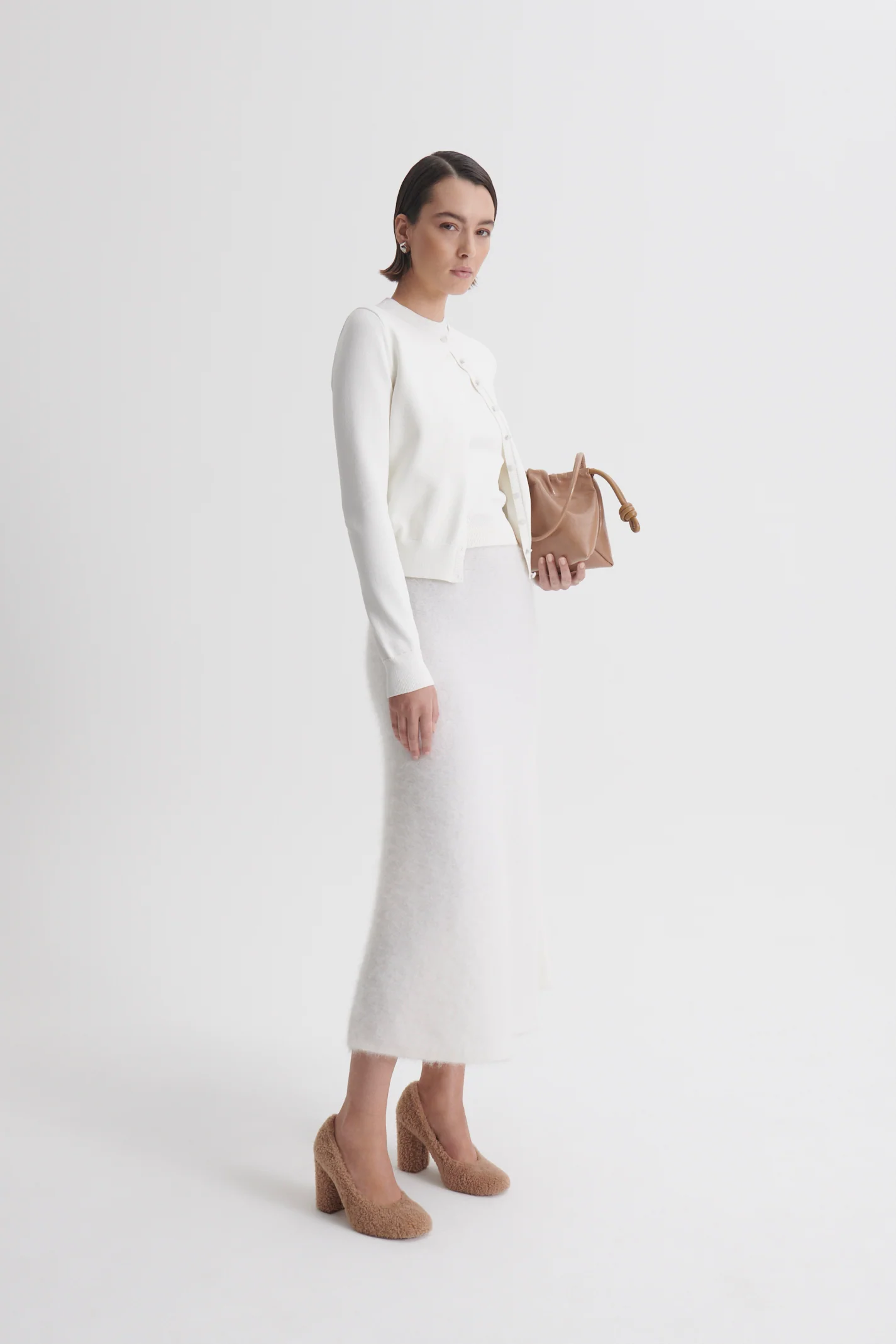 CREPE KNIT CARDIGAN - Image 4
