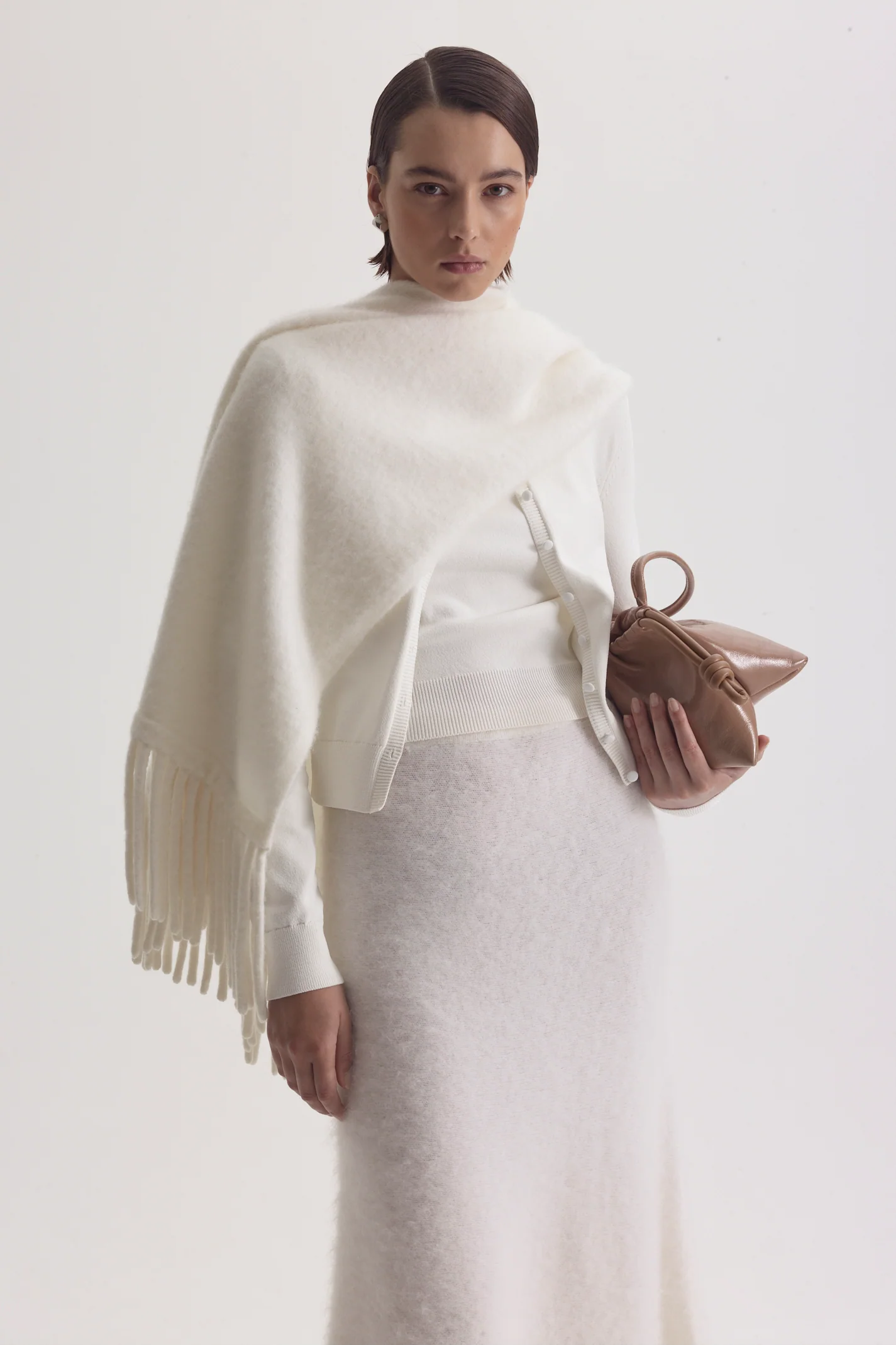 CREPE KNIT CARDIGAN - Image 8