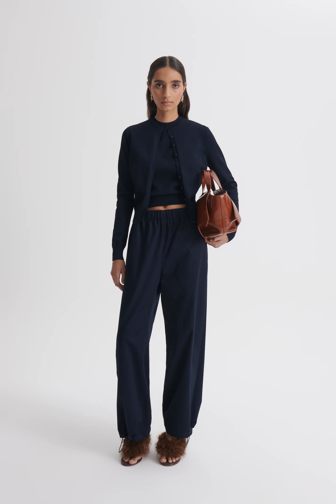 CREPE KNIT CARDIGAN - Image 3