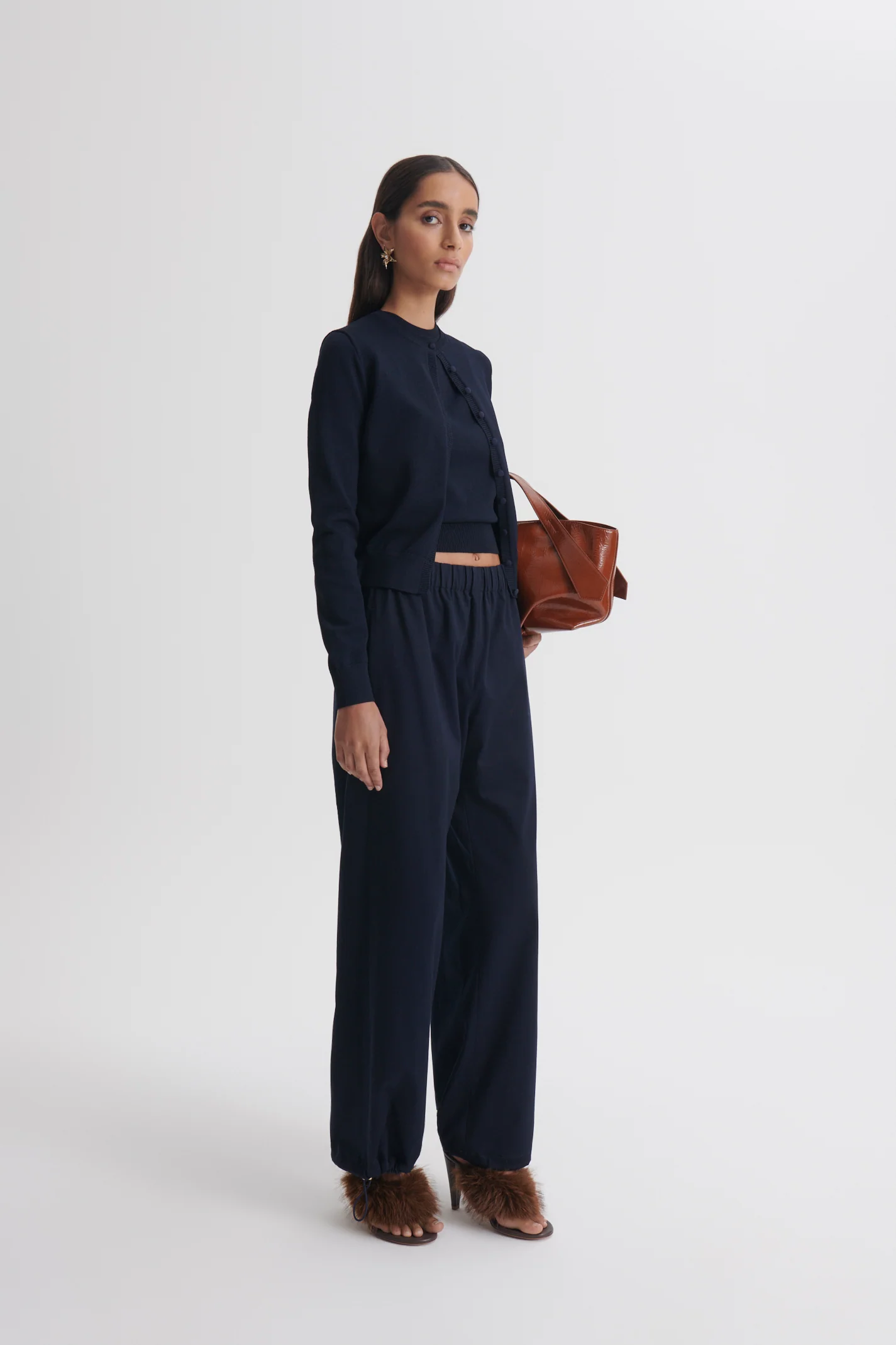 CREPE KNIT CARDIGAN - Image 4