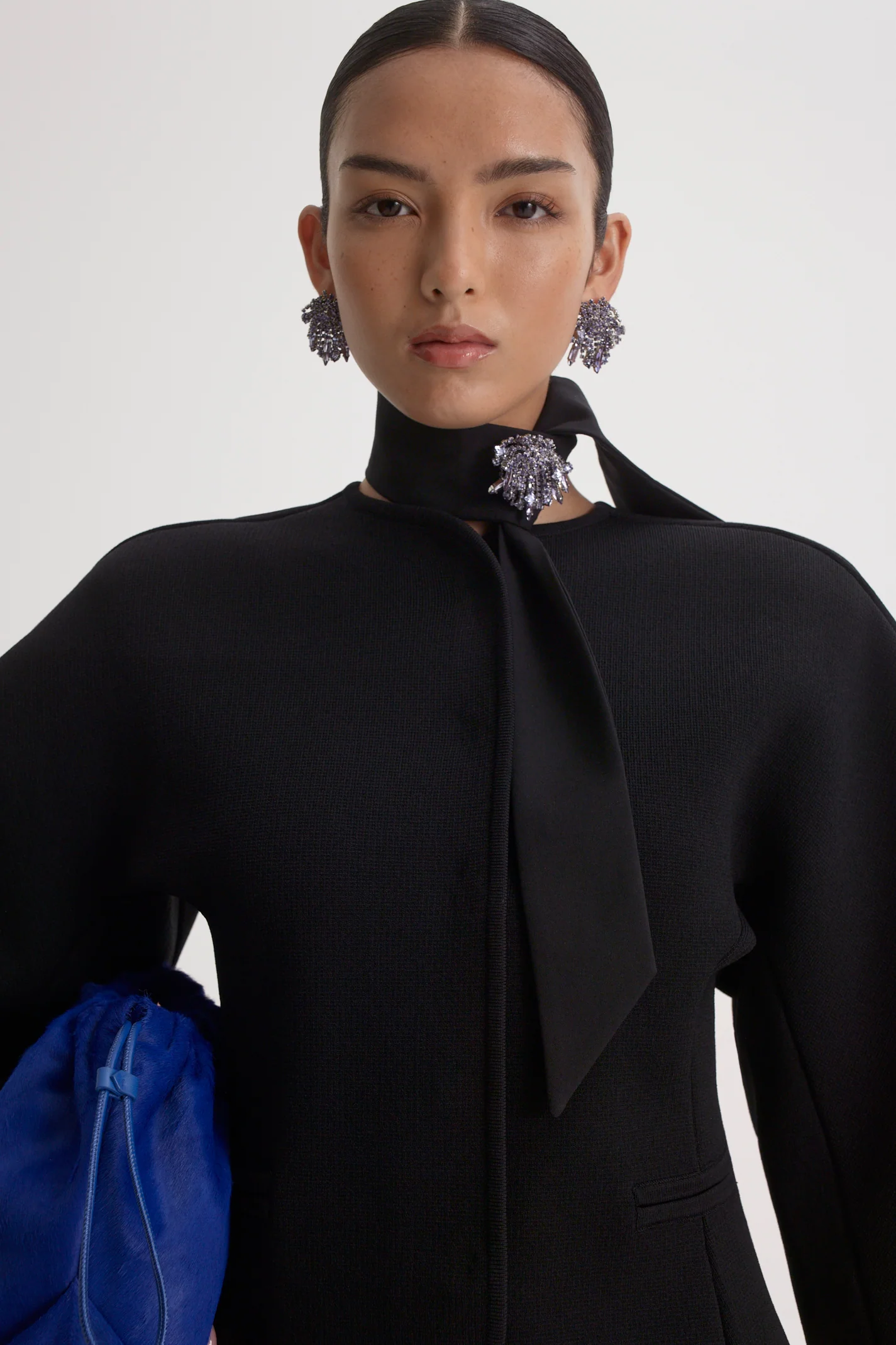 CREPE KNIT COCOON SLEEVE JACKET - Image 7