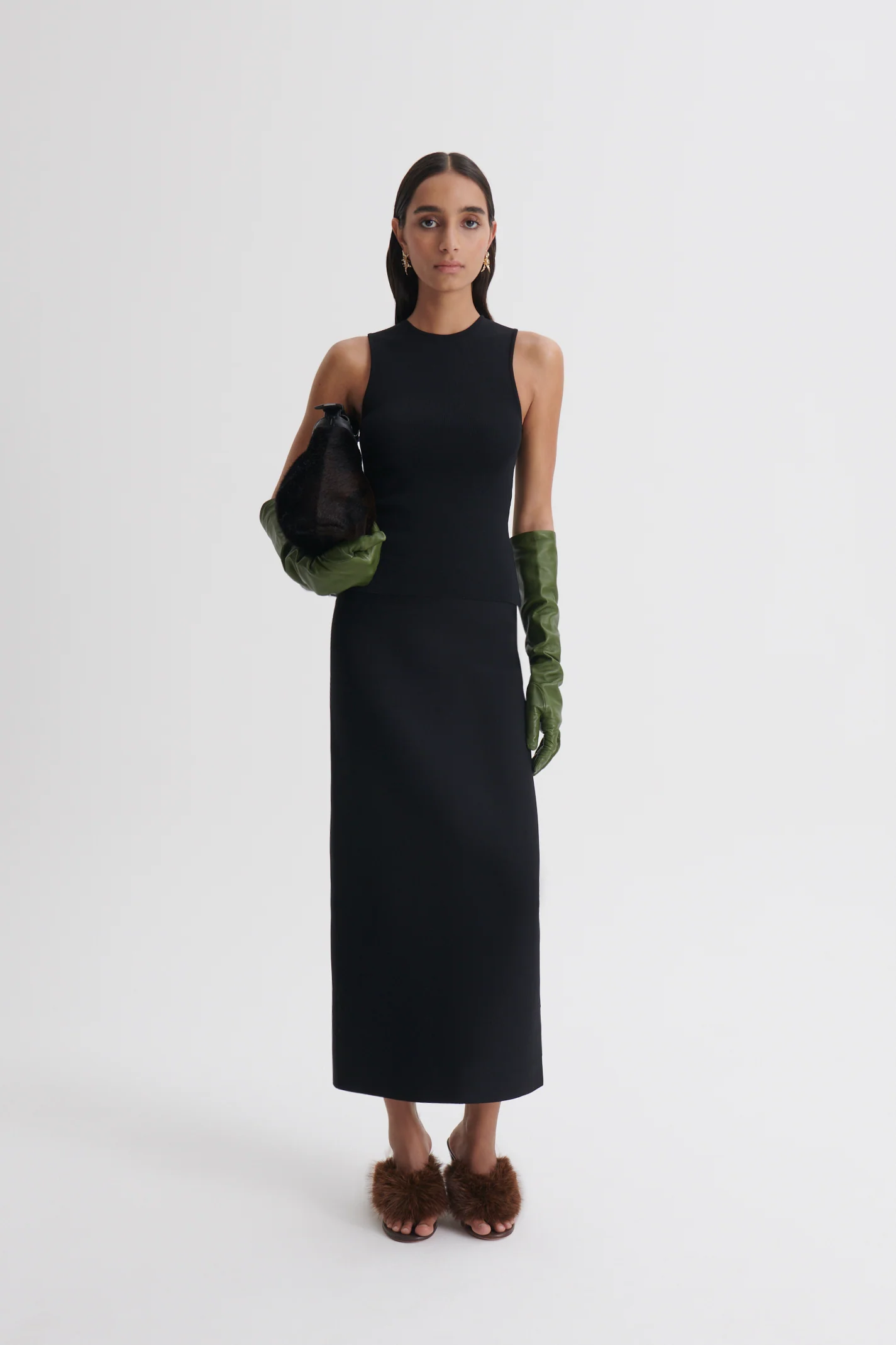 CREPE KNIT CREW NECK SINGLET - Image 4