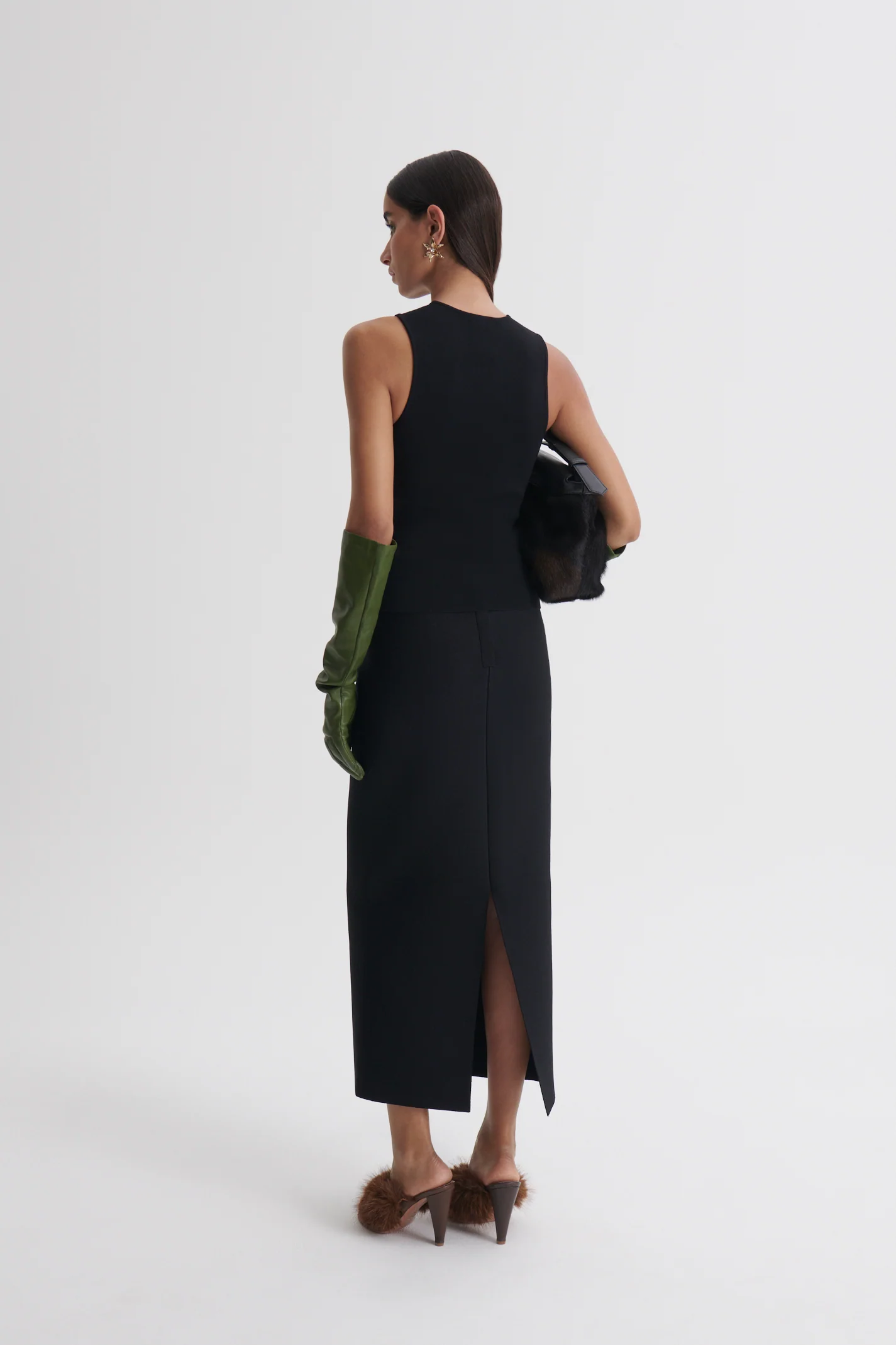 CREPE KNIT CREW NECK SINGLET - Image 6