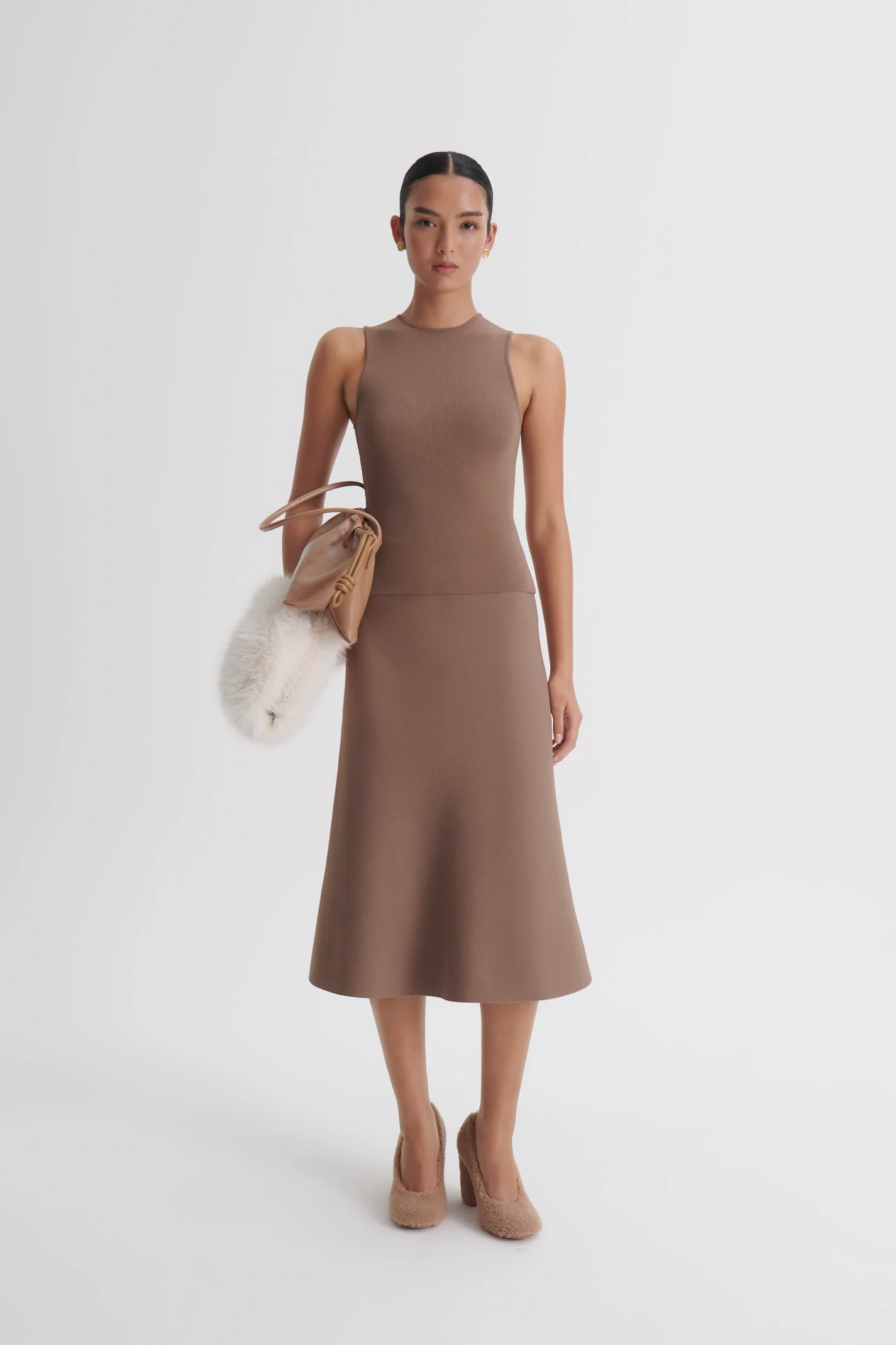 CREPE KNIT CREW NECK SINGLET - Image 4