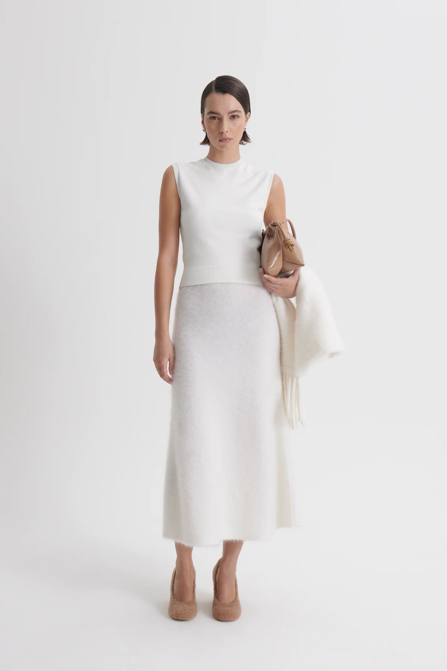CREPE KNIT JERSEY TANK - Image 4
