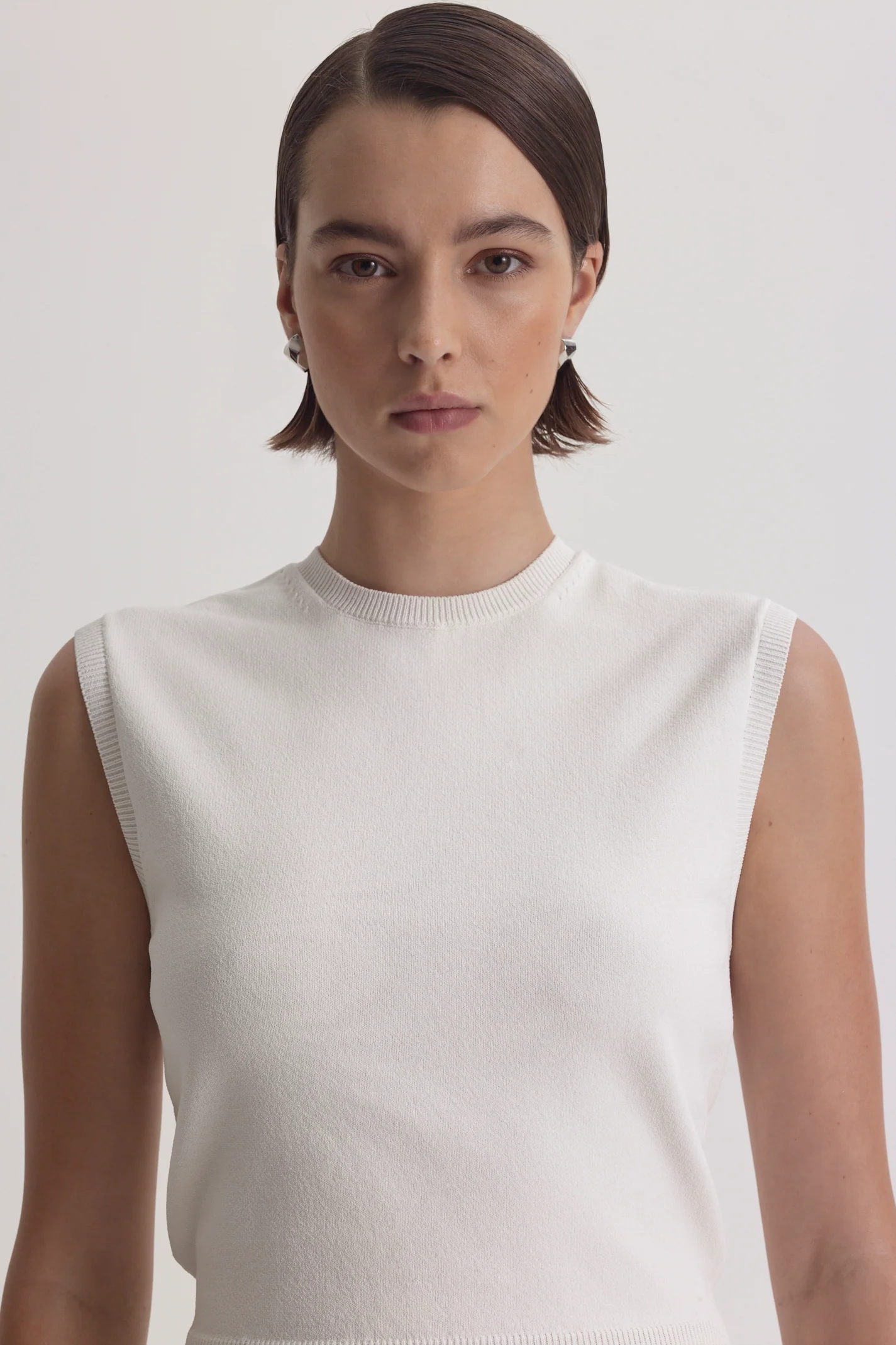 CREPE KNIT JERSEY TANK - Image 7
