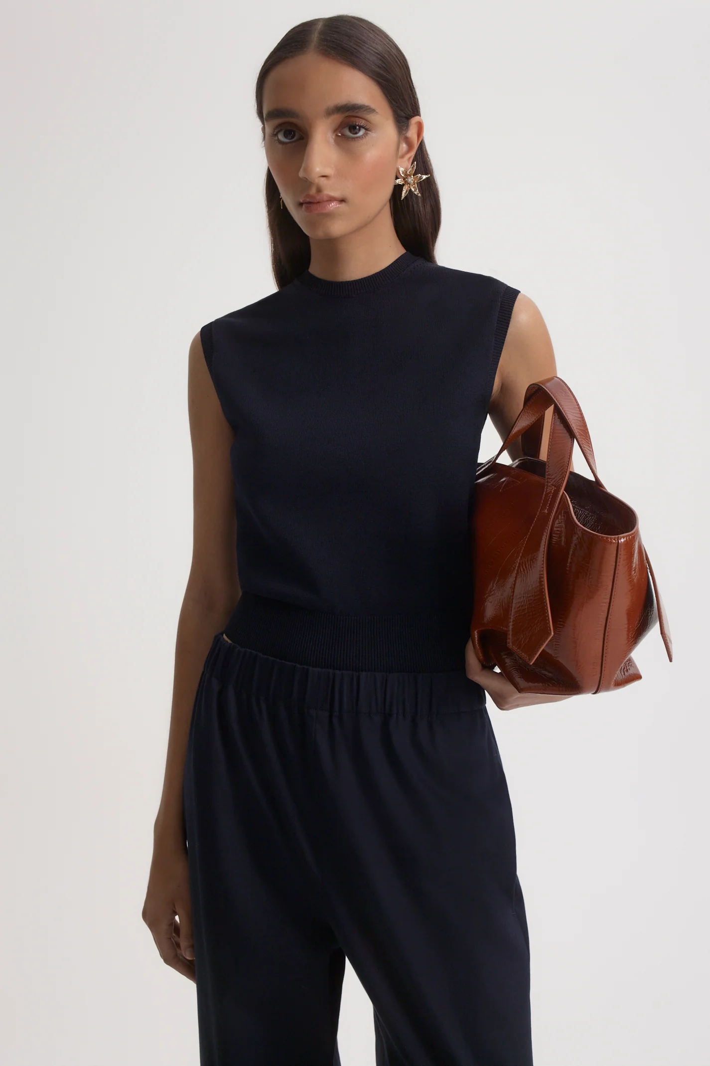 CREPE KNIT JERSEY TANK - Image 3
