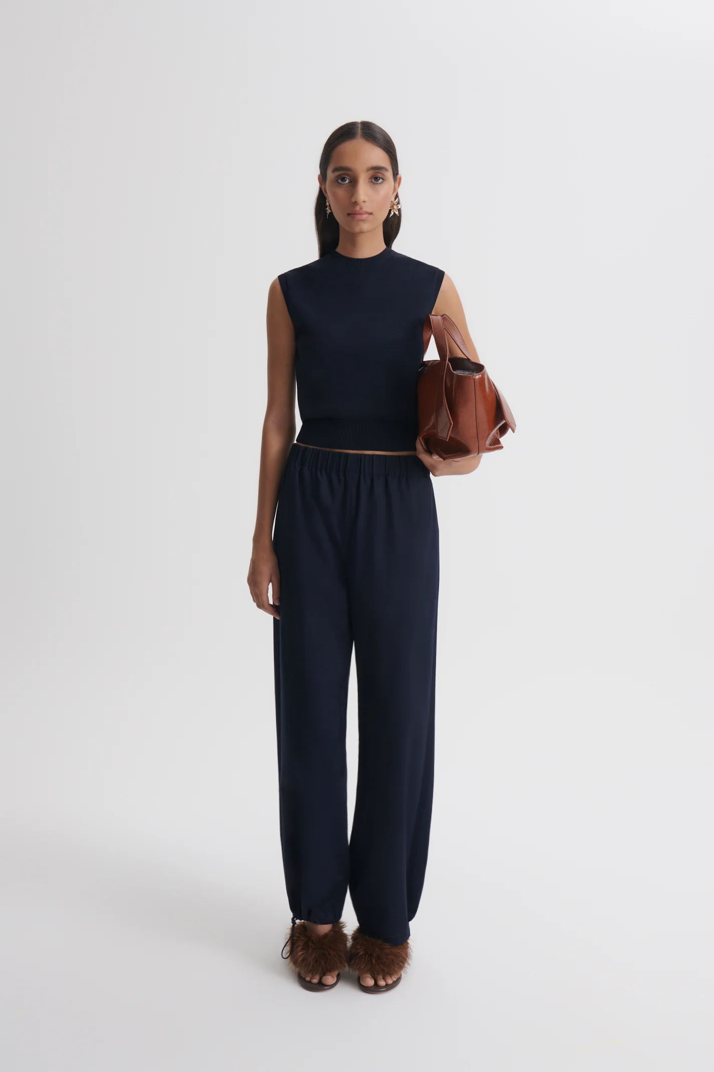 CREPE KNIT JERSEY TANK - Image 4