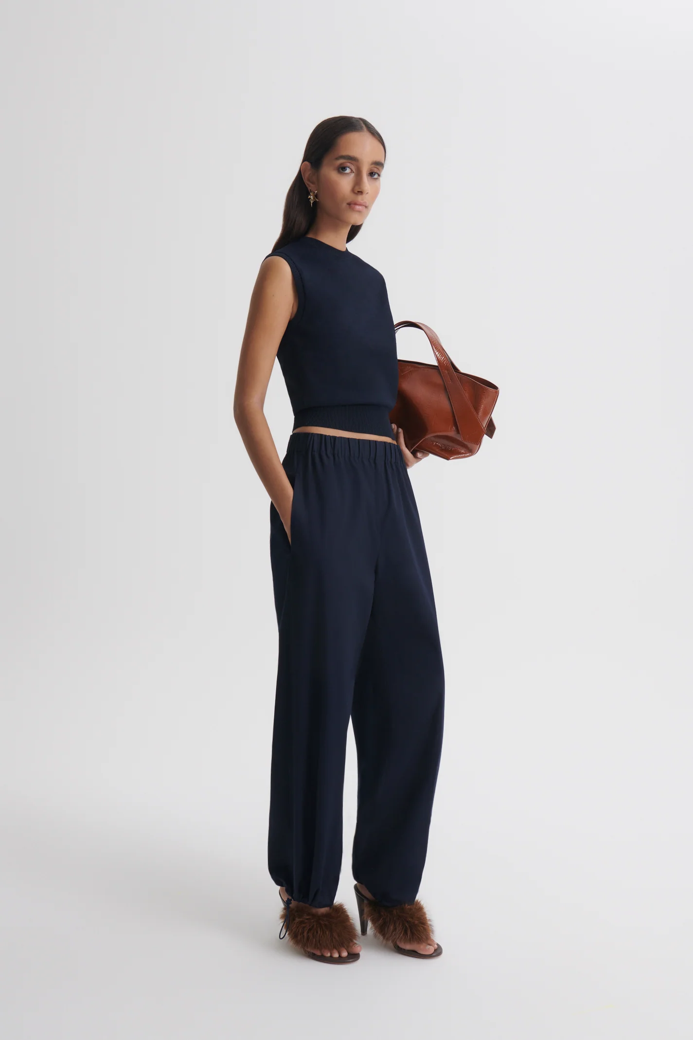 CREPE KNIT JERSEY TANK - Image 5