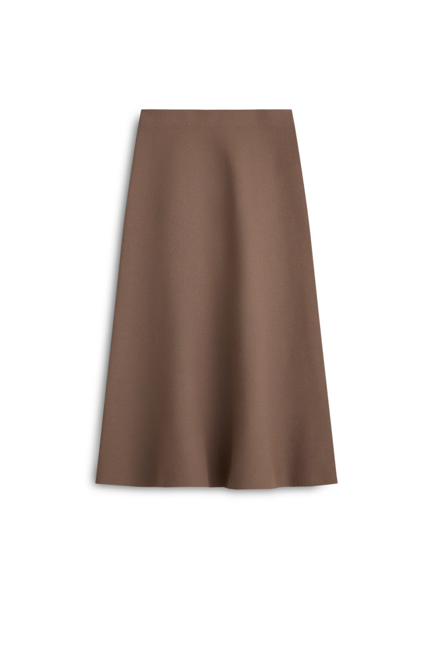 CREPE KNIT SOFT HEM SKIRT