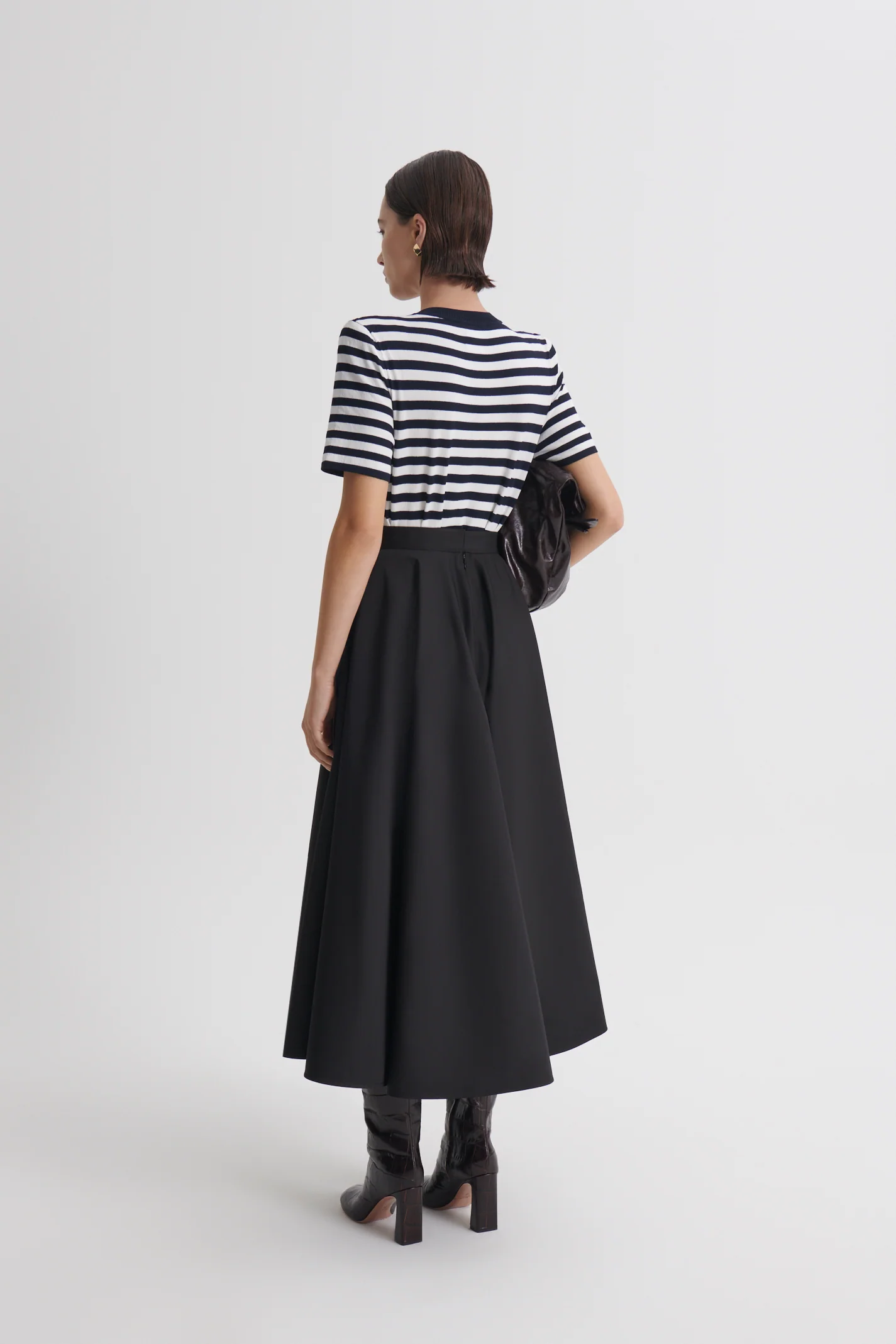 CREPE KNIT STRIPE TSHIRT - Image 6