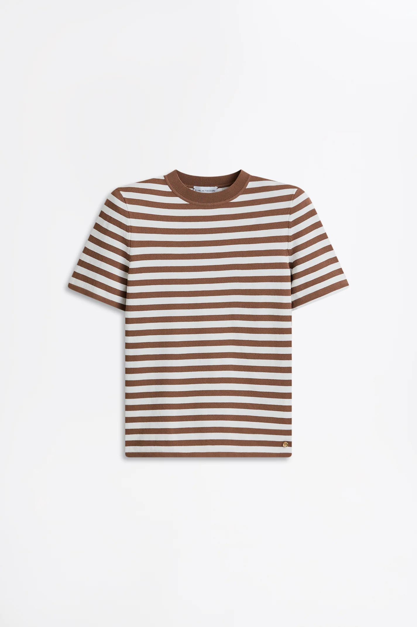 CREPE KNIT STRIPE TSHIRT - Image 2