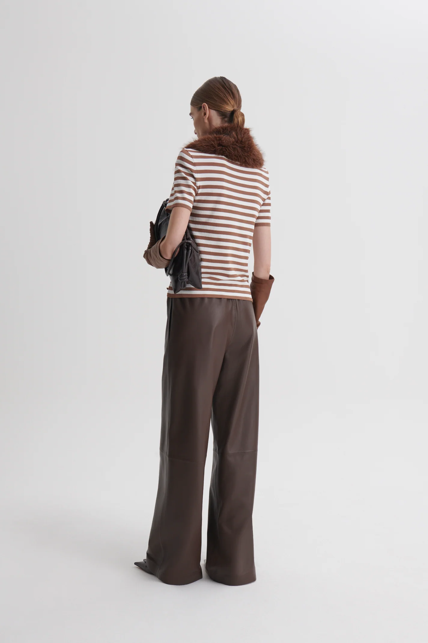 CREPE KNIT STRIPE TSHIRT - Image 6