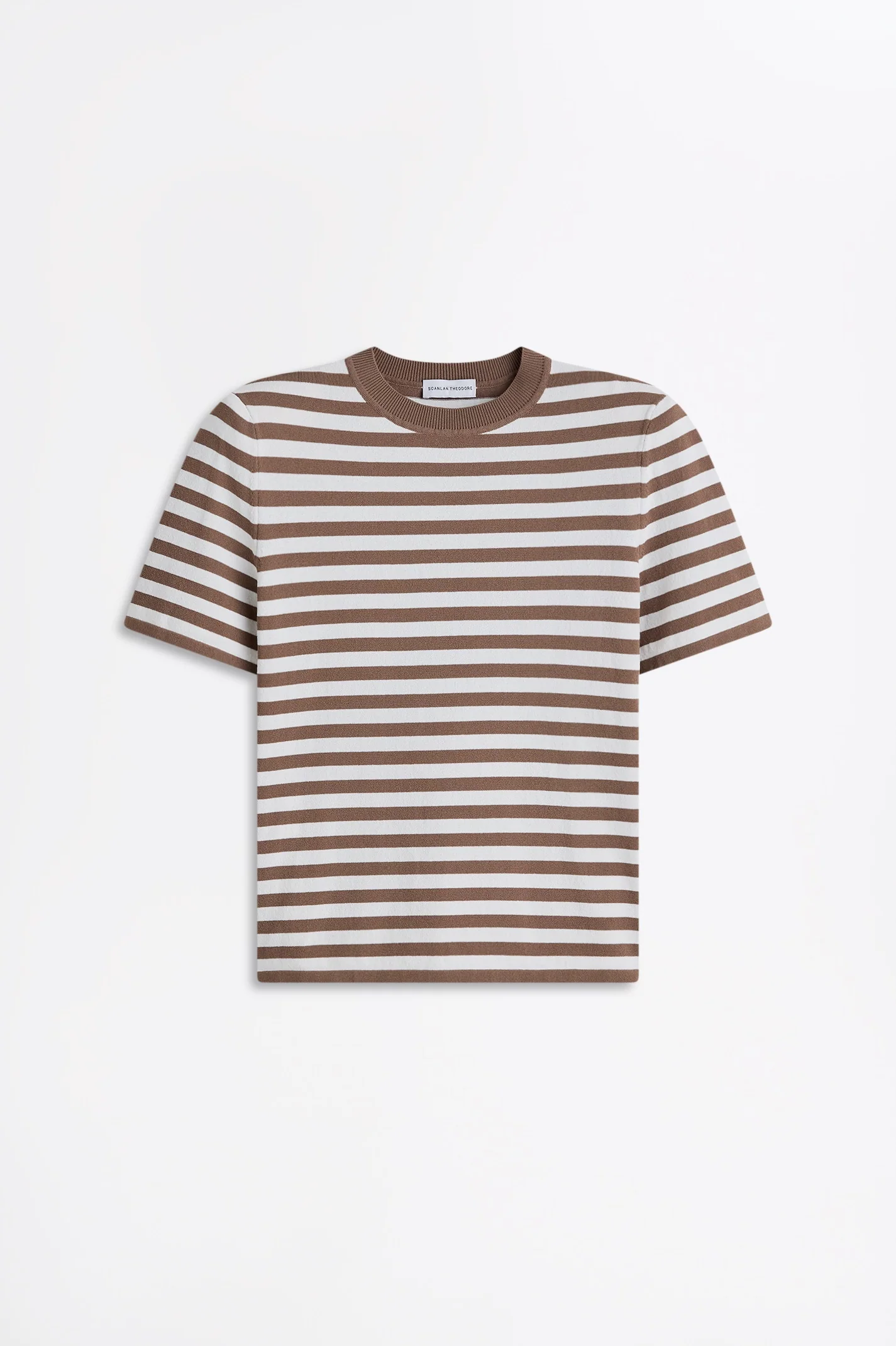 CREPE KNIT STRIPE TSHIRT - Image 2